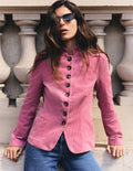 Hereford Military Cord Jacket-Pink Heather