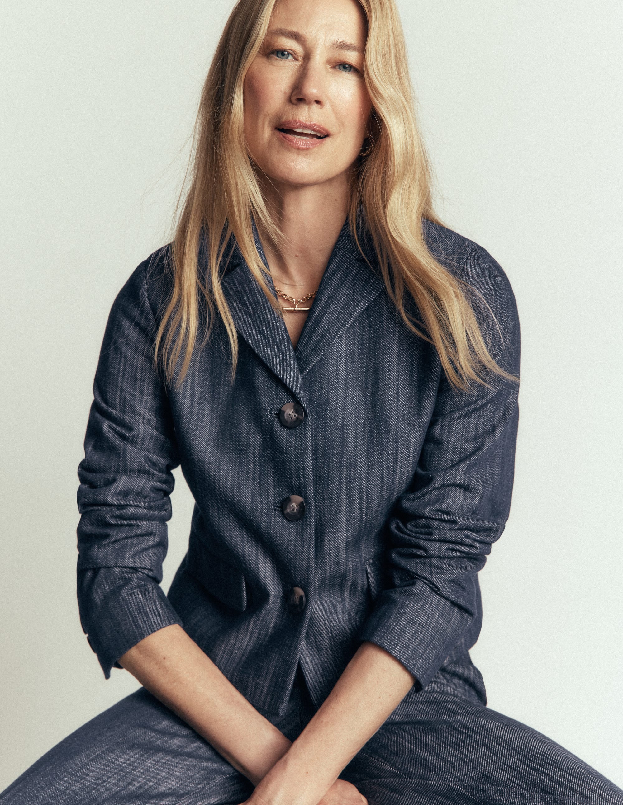 Dartmouth Twill Blazer-Indigo - Image 2