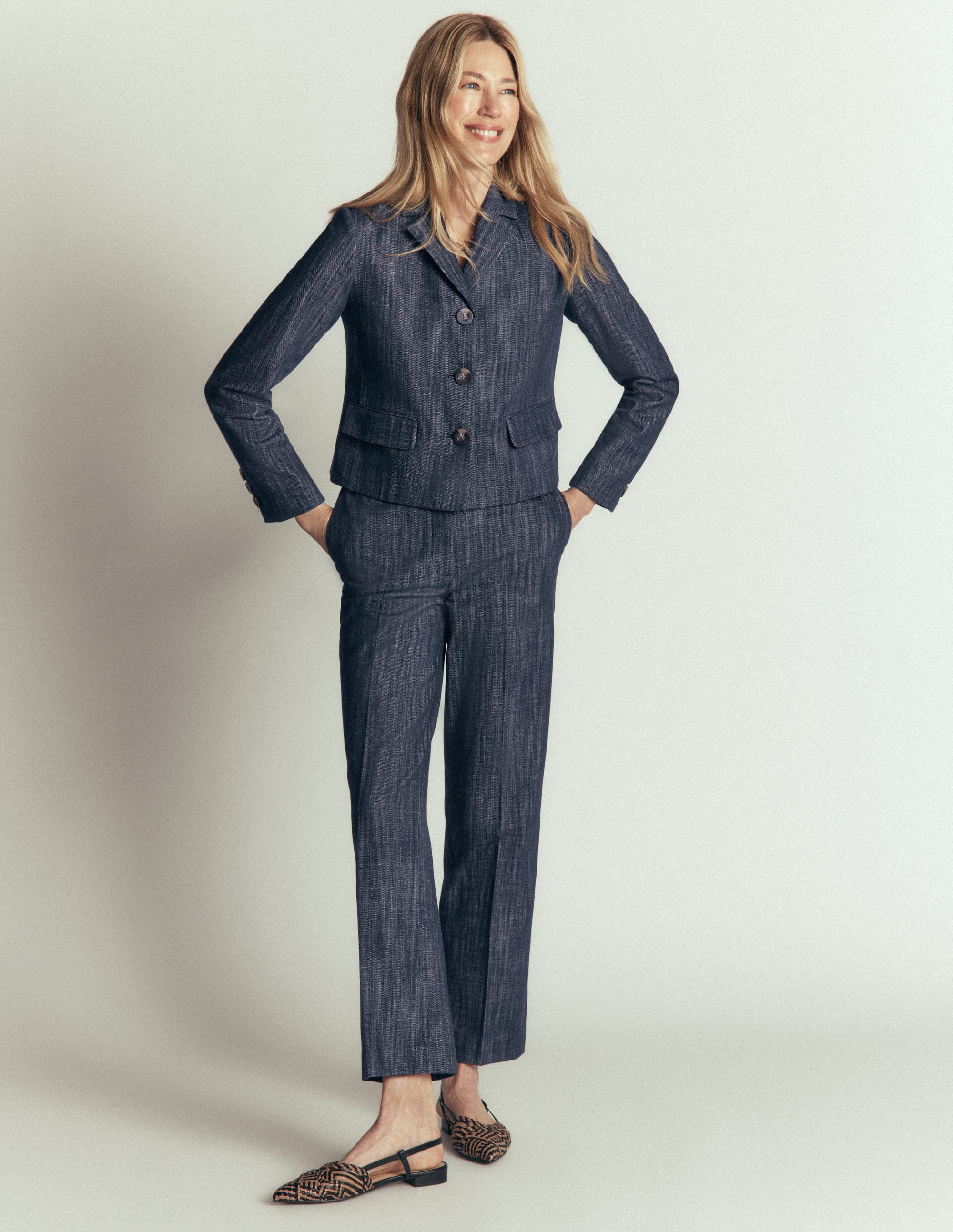 Dartmouth Twill Blazer-Indigo - Image 4