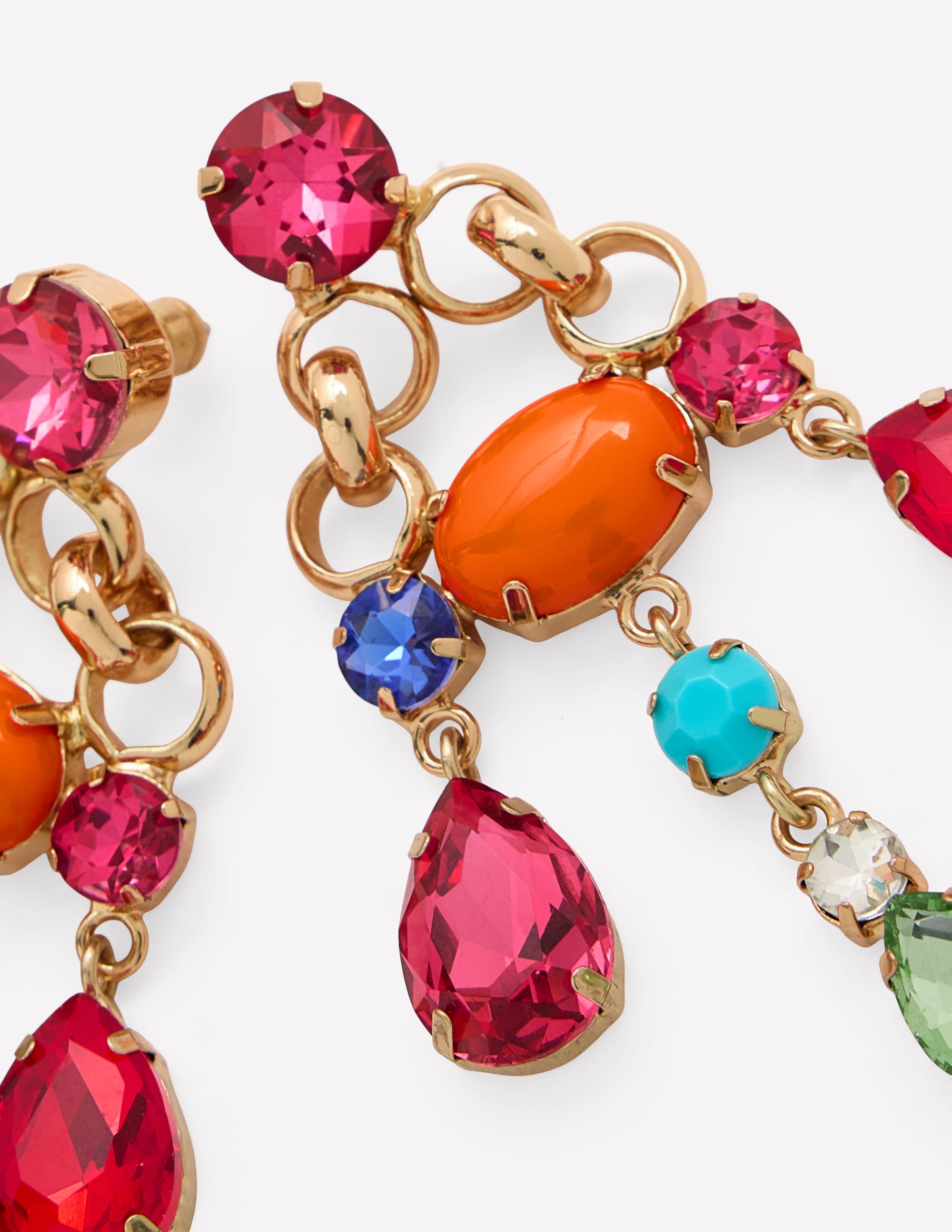Mega Jewel Earrings-Multi - Image 3