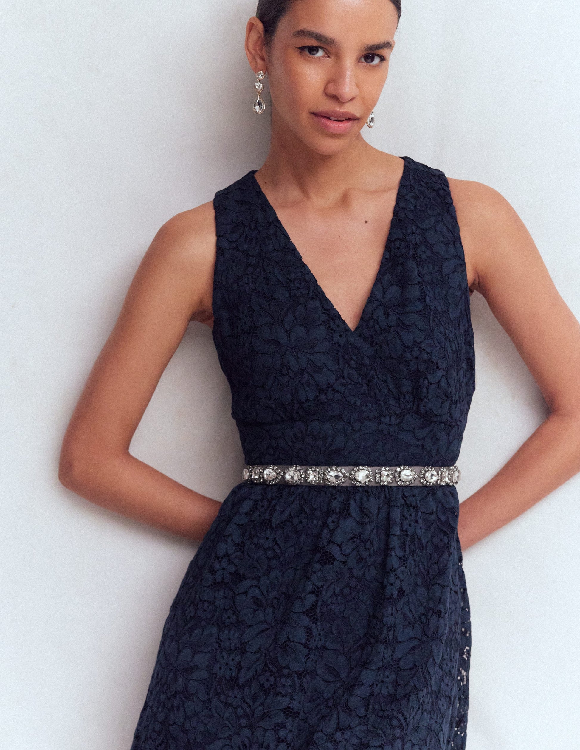 Embellished Belt-Clear Jewel-2