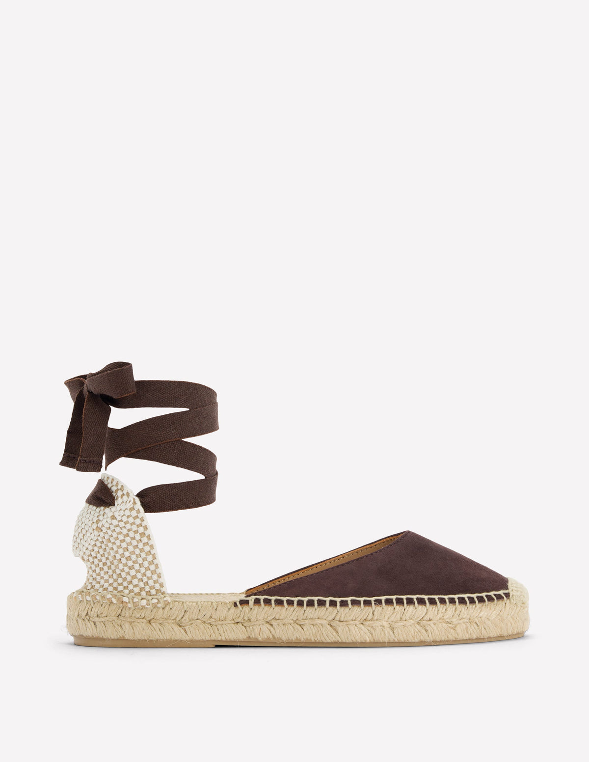 Cassie Flat Espadrilles-Bitter Chocolate - Image 1