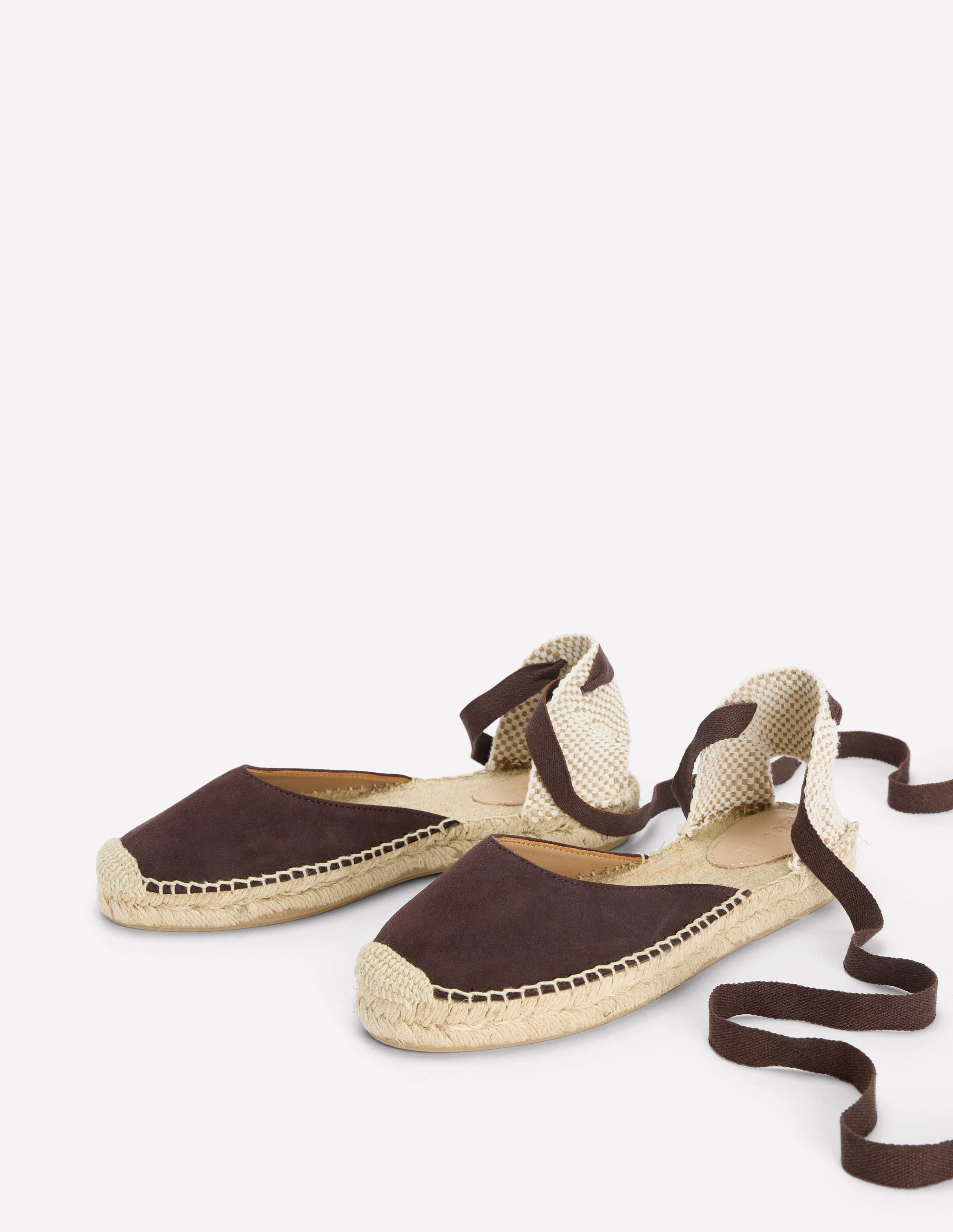 Cassie Flat Espadrilles-Bitter Chocolate - Image 3