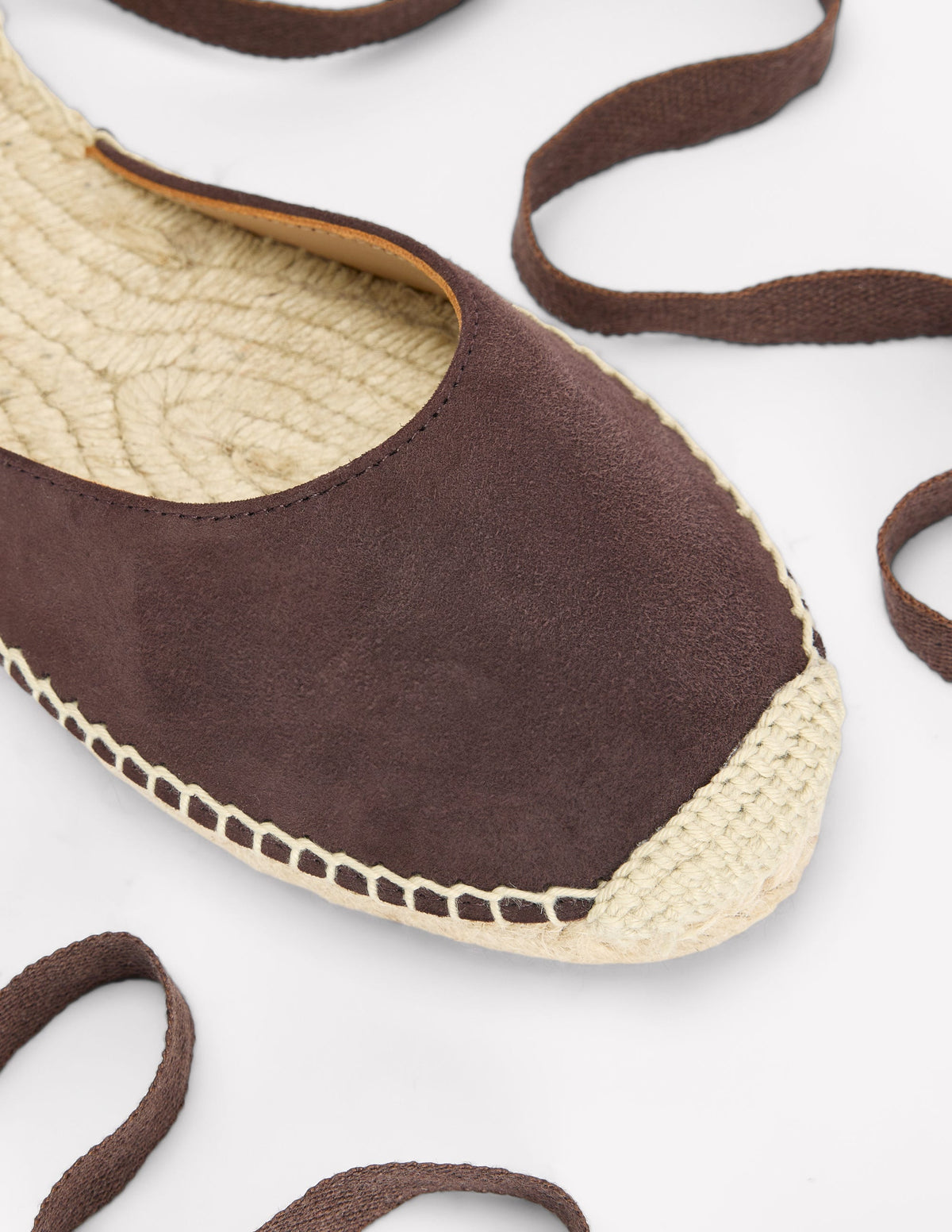 Cassie Flat Espadrilles-Bitter Chocolate - Image 4
