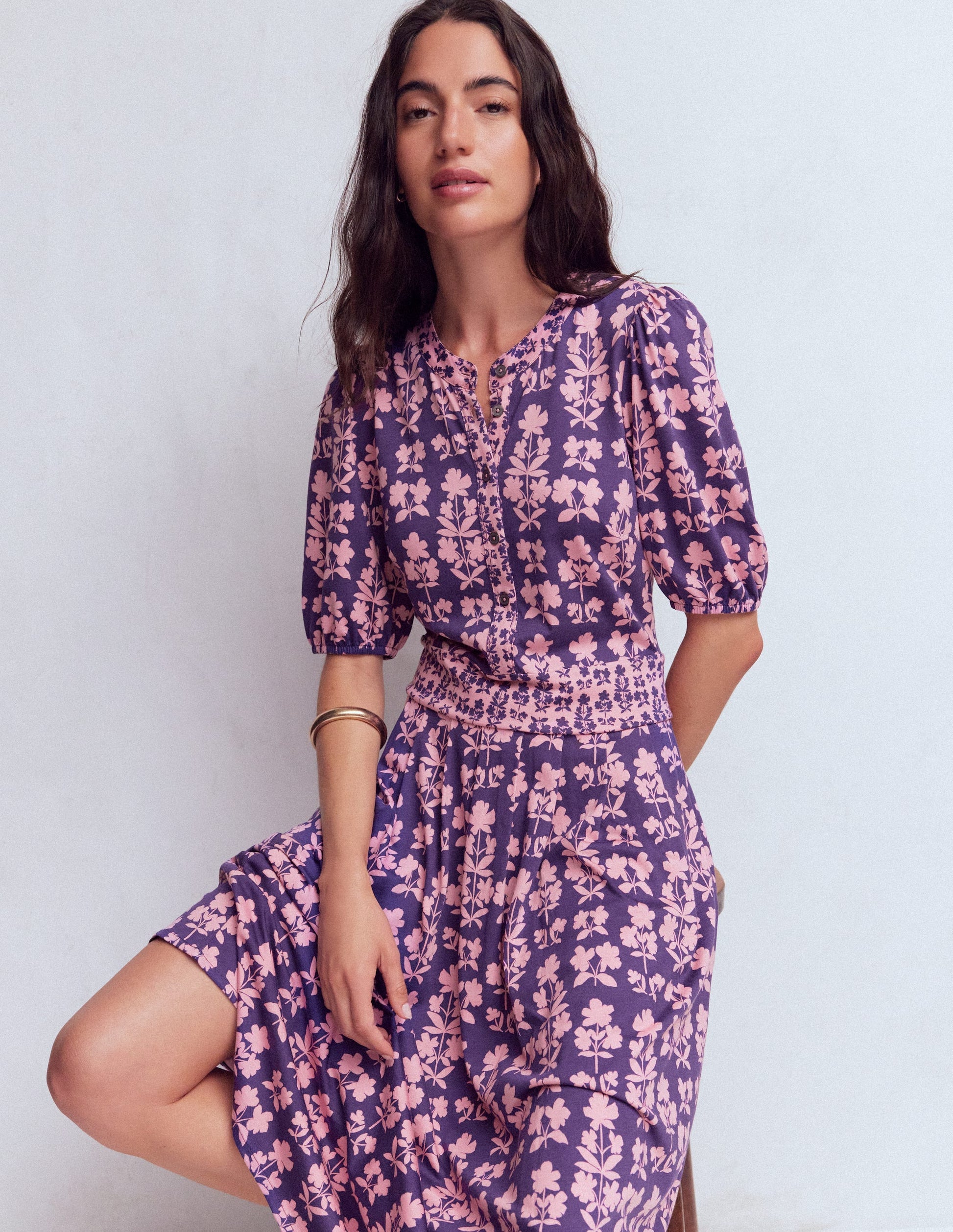 v neck summer midi dress Women's V-Neck Linen Summer Midi Dress – Susan Smith