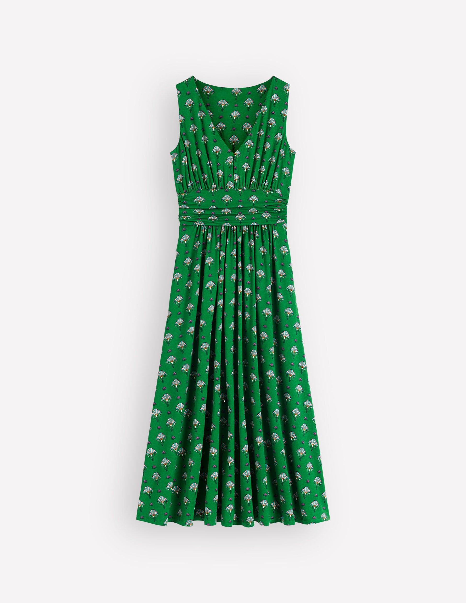 Elodie Jersey Maxi Dress-Green, Ornamental Floweret | Boden USA Elodie Jersey Maxi Dress-Green, Ornamental Floweret | Boden USA