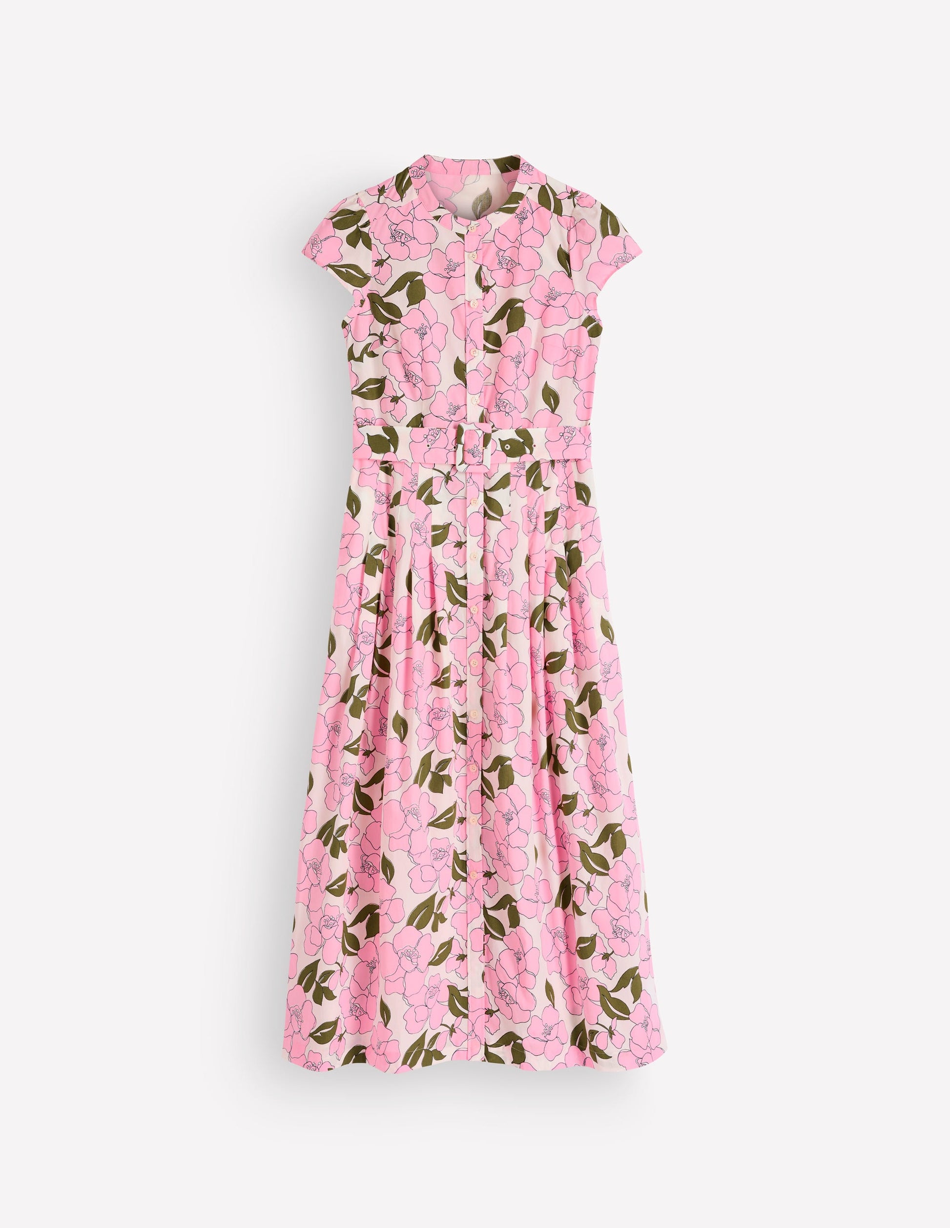 Arabella Cotton Maxi Dress-Pink Radiant Bloom-8