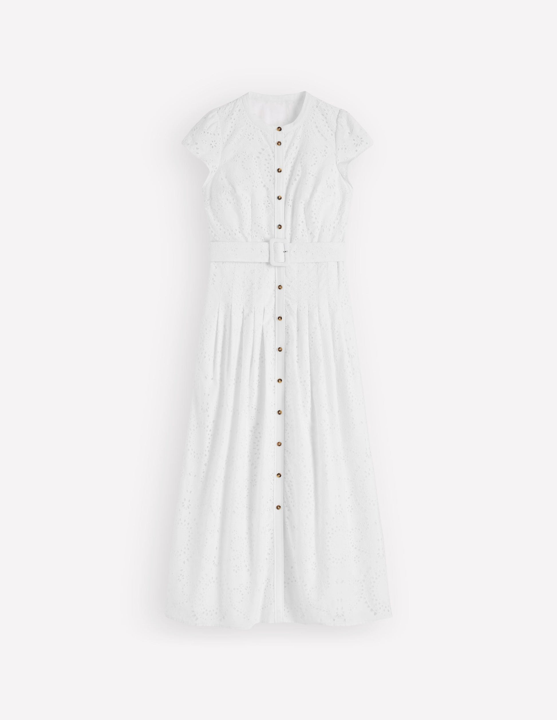 Arabella Cotton Maxi Dress-White Broderie | Boden USA Arabella Cotton Maxi Dress-White Broderie | Boden USA