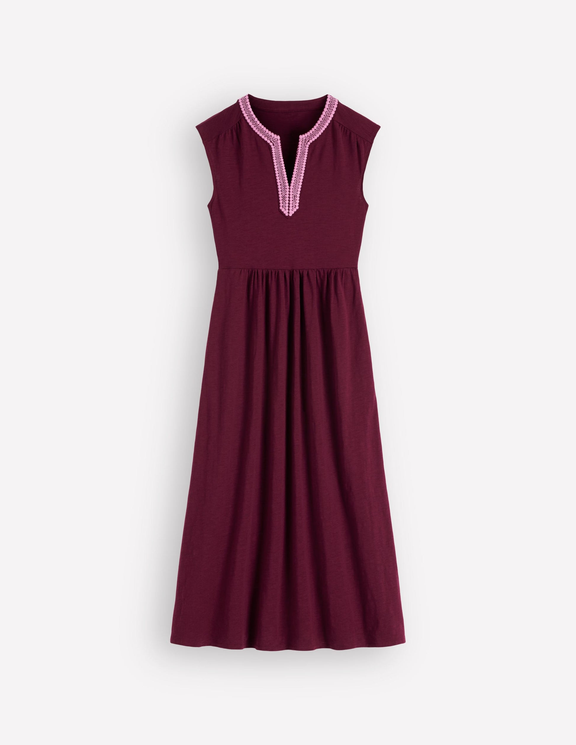 Boden Women's May Jersey Midi Dress in Purple