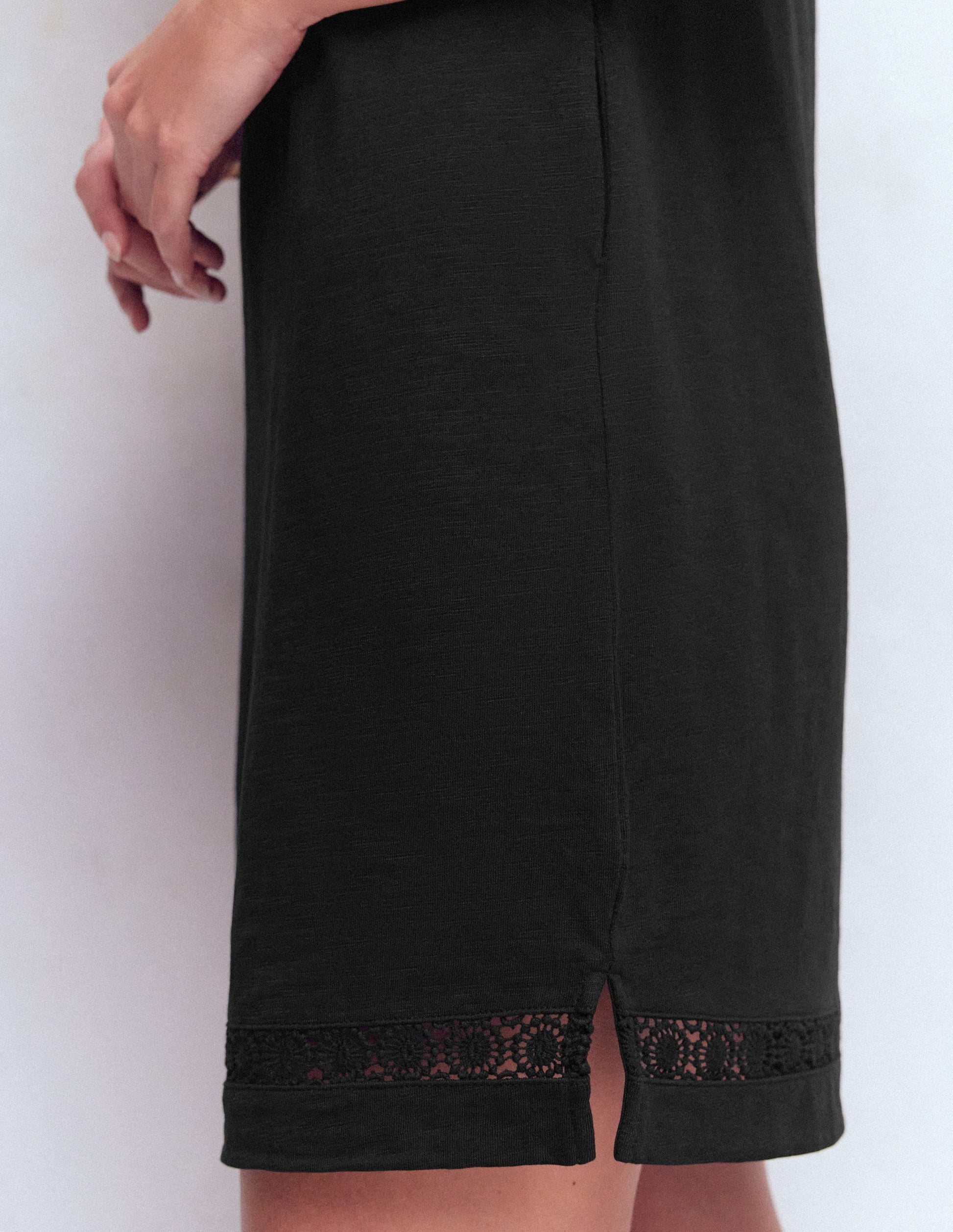 Hattie Jersey T-shirt Dress-Black | Boden USA