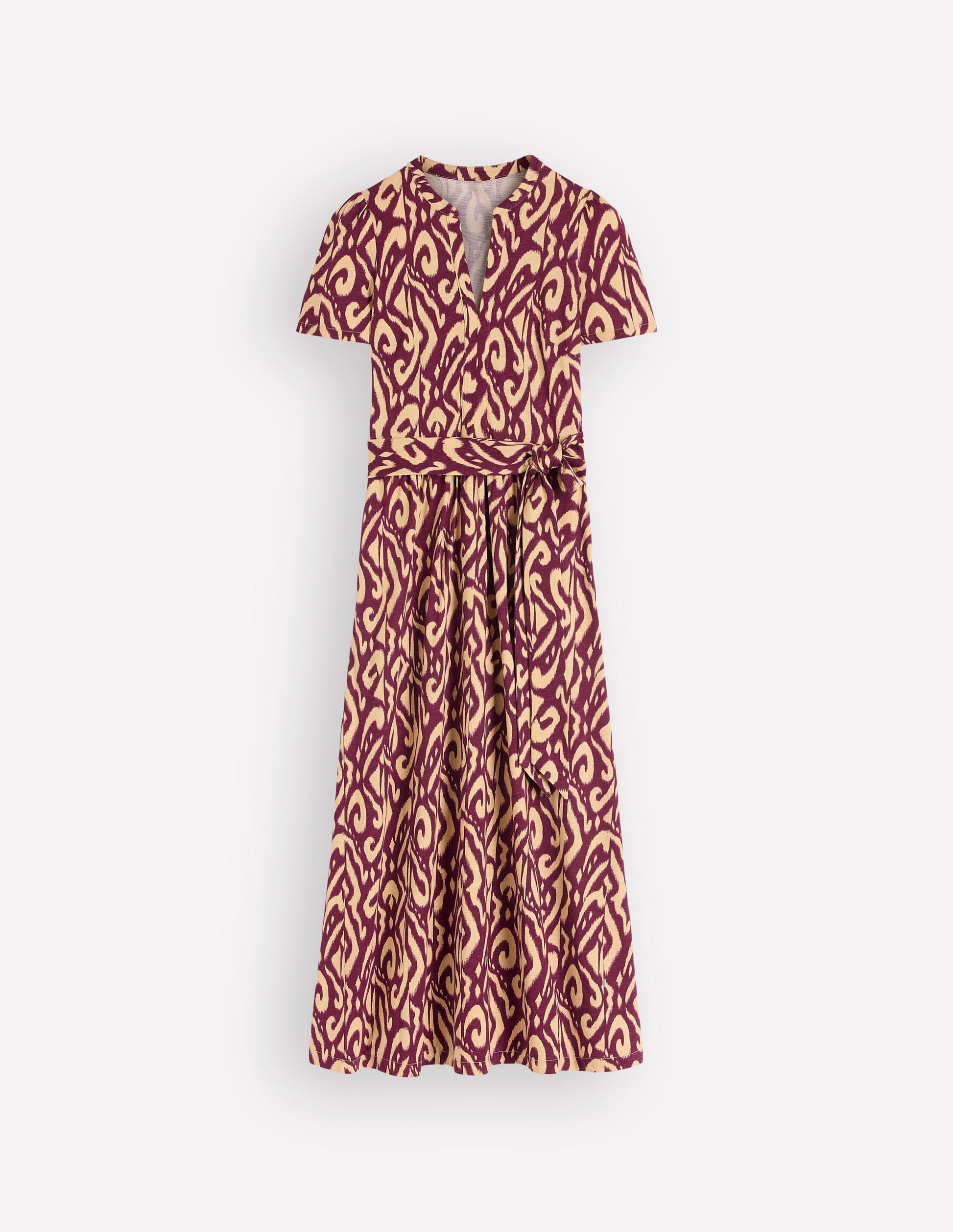 Naomi Jersey Midi Dress-Deep Wisteria, Ikat | Boden USA Naomi Jersey Midi Dress-Deep Wisteria, Ikat | Boden USA
