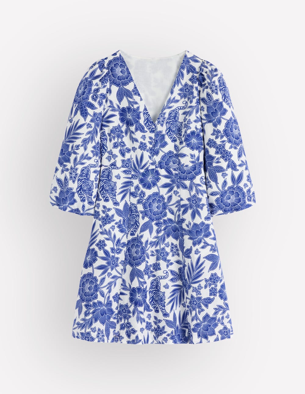 zimmermann peggy floral-embroidery linen dress ZIMMERMANN Embroidered Dress Ivory – REAWAKE main image 1