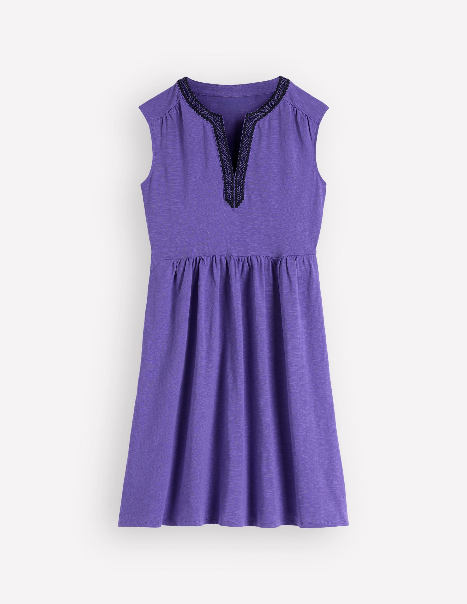 May Jersey Short Dress-Han Purple