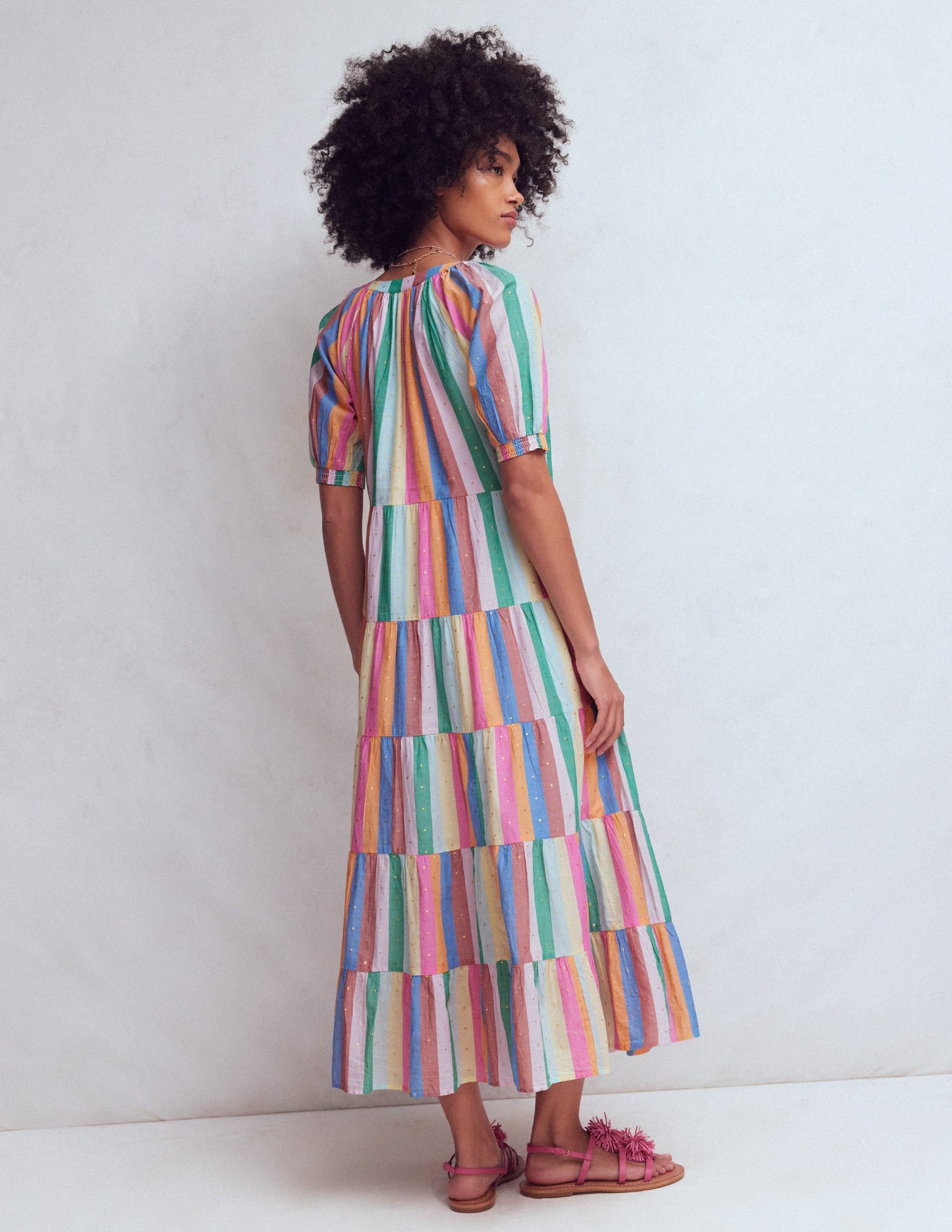 boden ruched tiered maxi dress Boden Women's Multi Tiered Maxi Dress