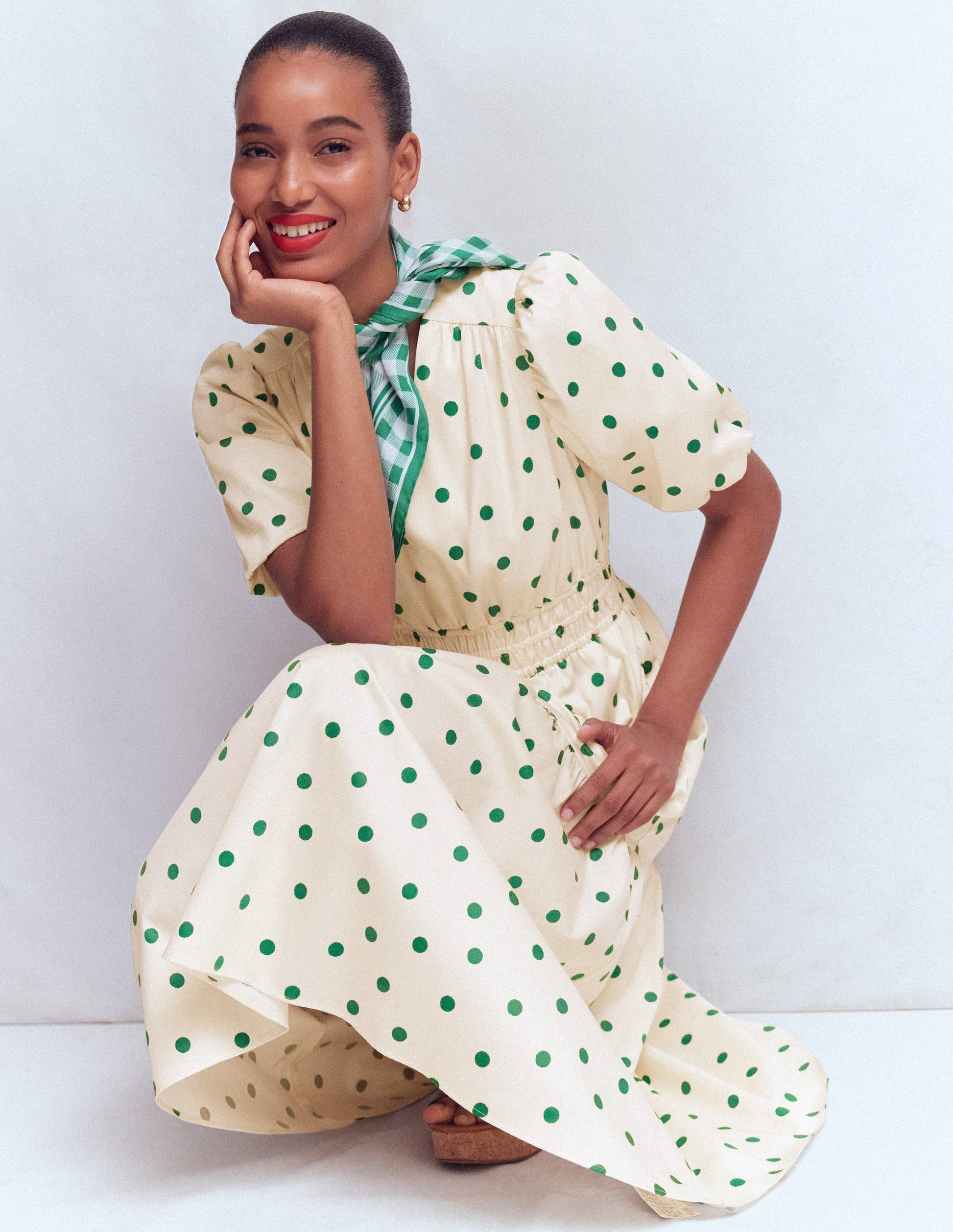 irene green dress alayna sage-green / Large main image 0