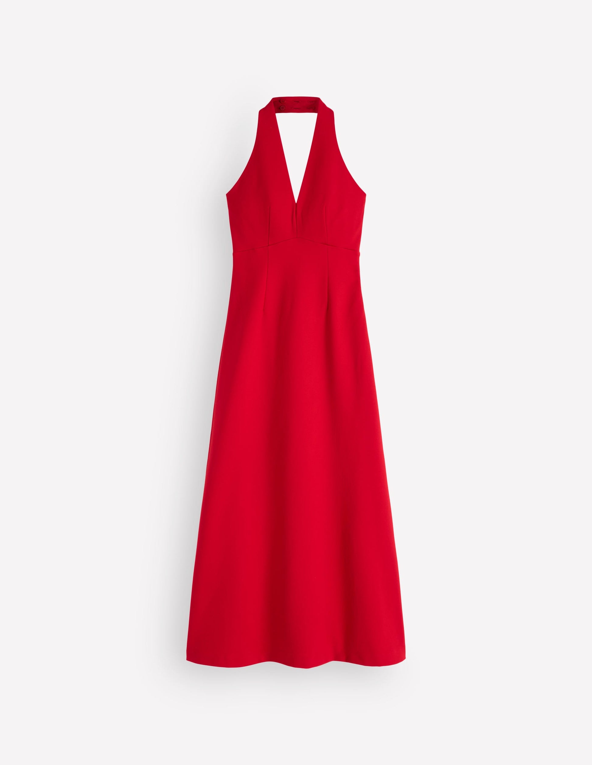Halter Neck Jersey Maxi Dress-Red | Boden USA Halter Neck Jersey Maxi Dress-Red | Boden USA