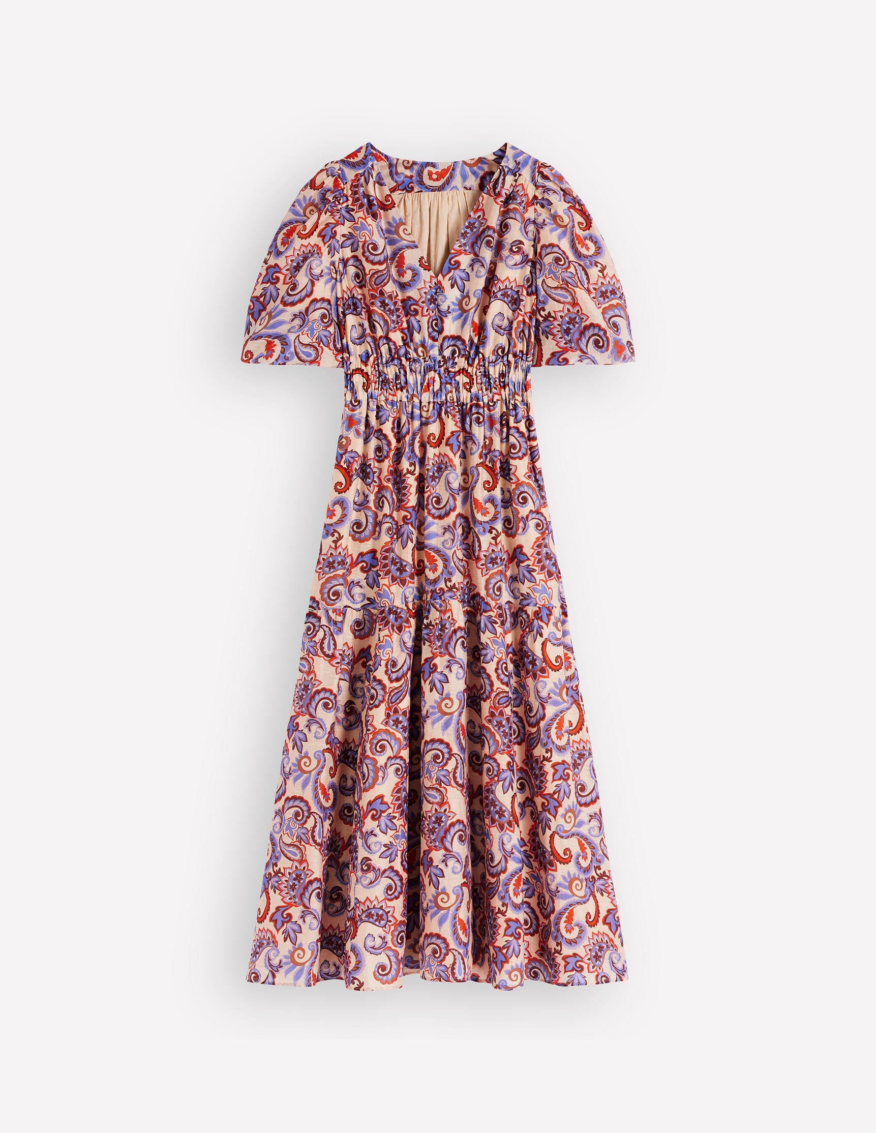Irene Occasion Dress-Almond Milk, Paisley-6