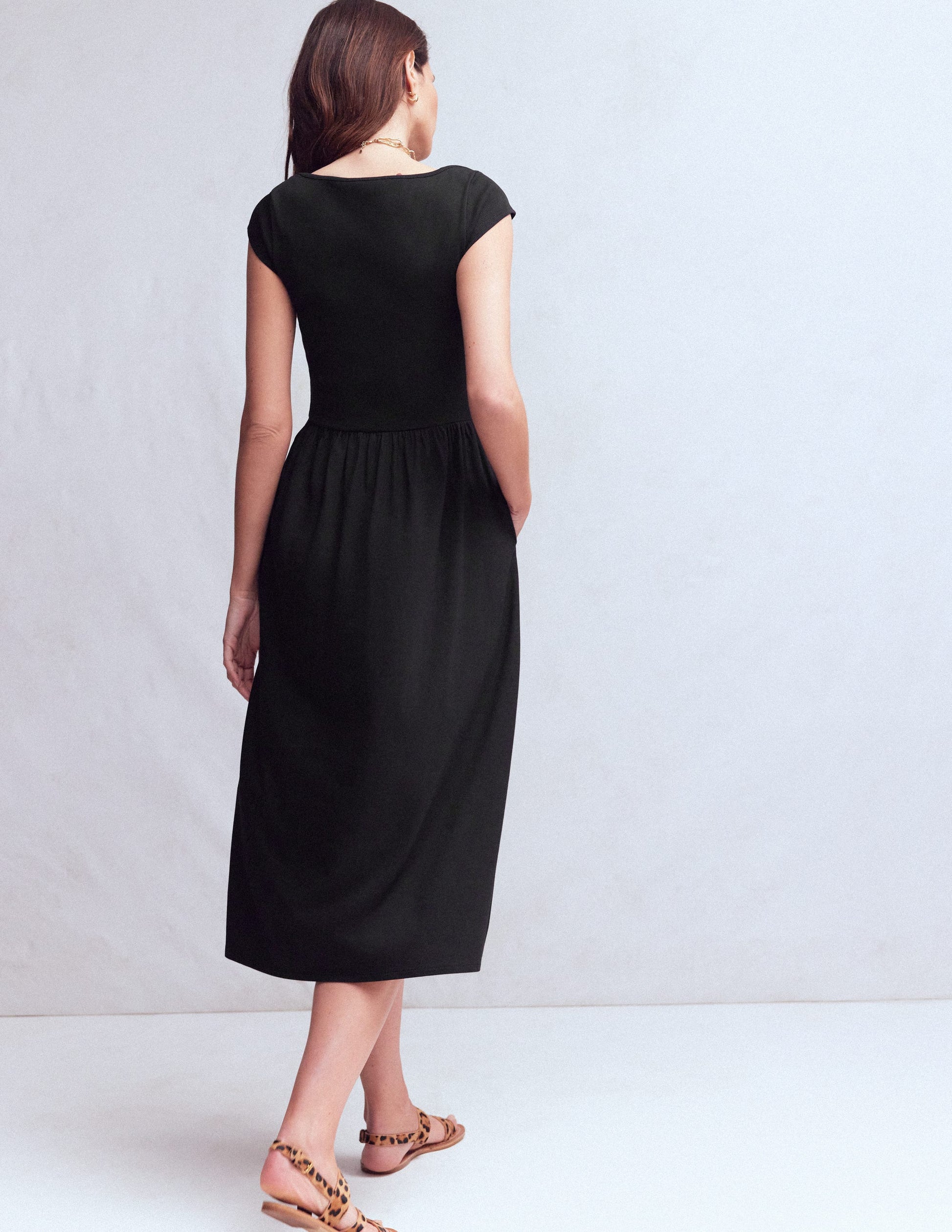 formal dresses rhode island Isay Ruched Boat-Neck Long-Sleeve Maxi Dress in Chocolate Brown main image 0