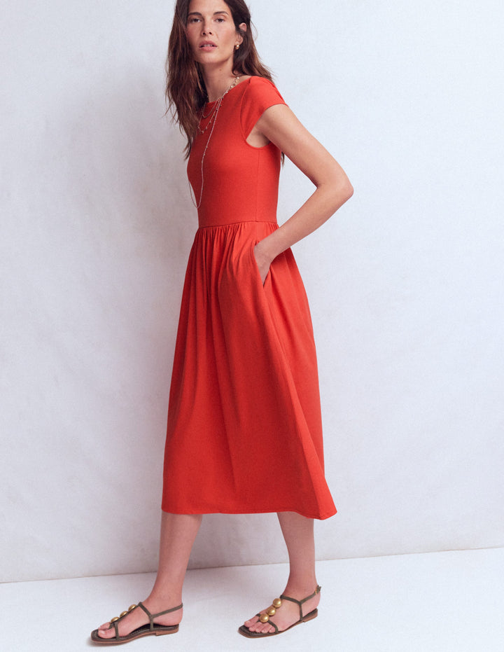 Women's Short Sleeve Jersey Dresses | Boden USA Women's Short Sleeve Jersey Dresses | Boden USA