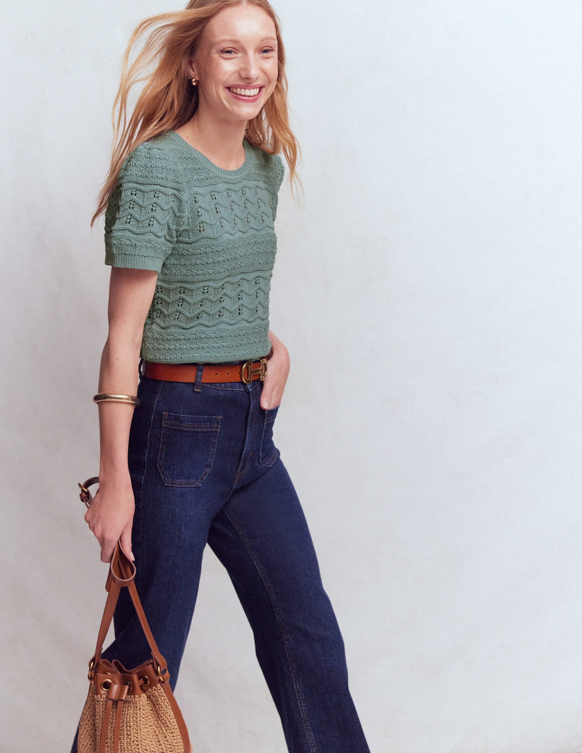 Monica Knitted T-Shirt