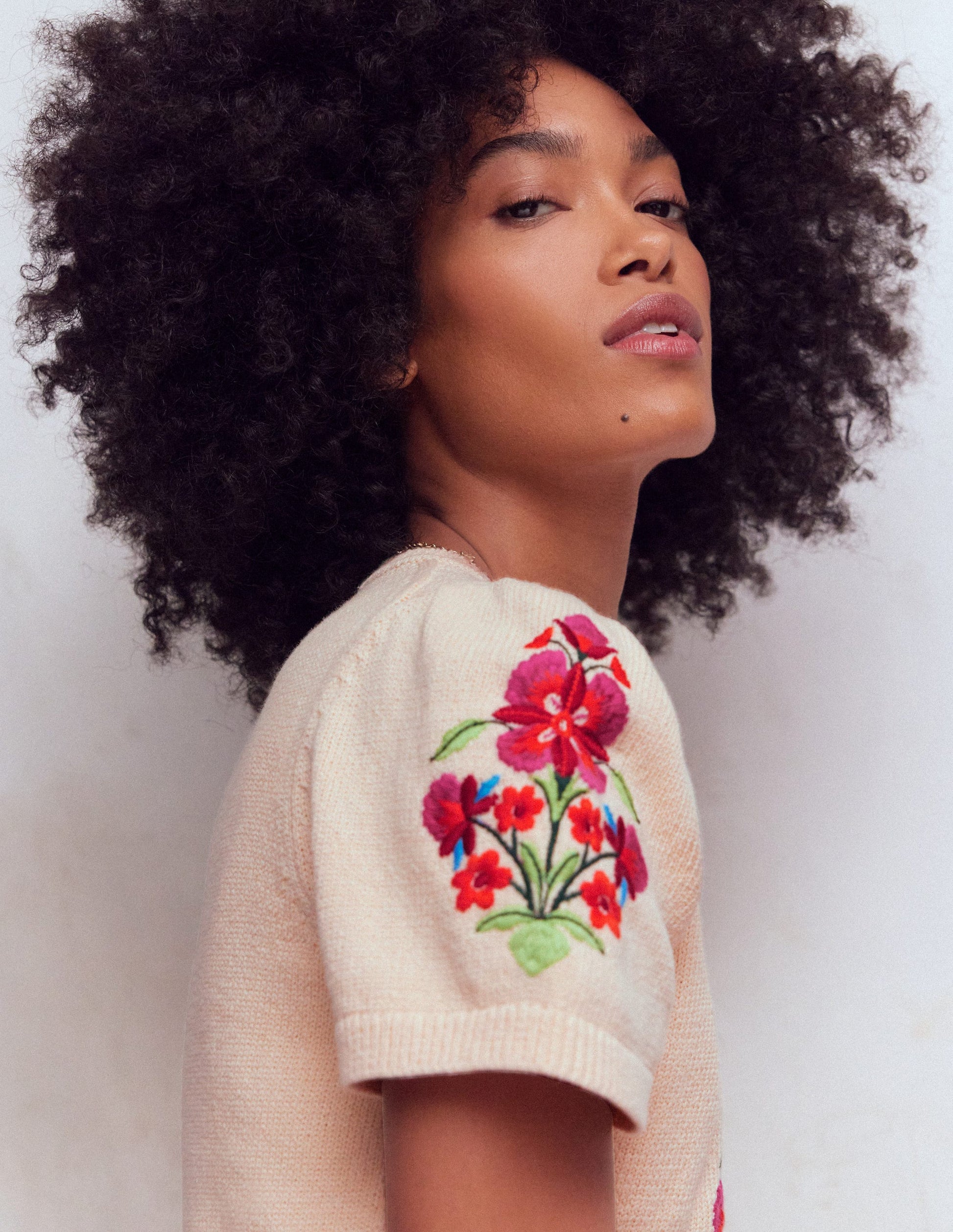 Monica Knitted T-Shirt-Ivory-2