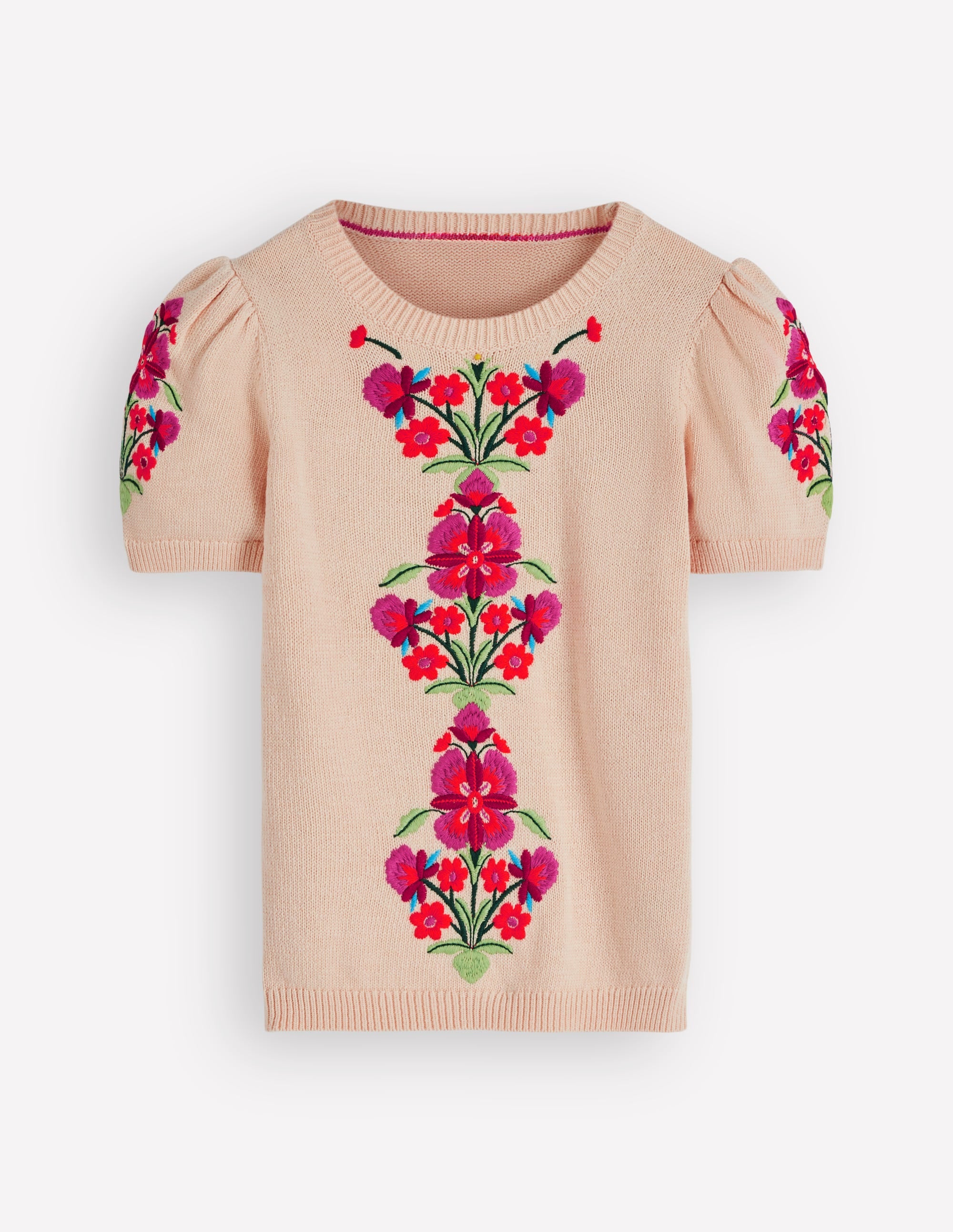 Monica Knitted T-Shirt-Ivory - Image 5