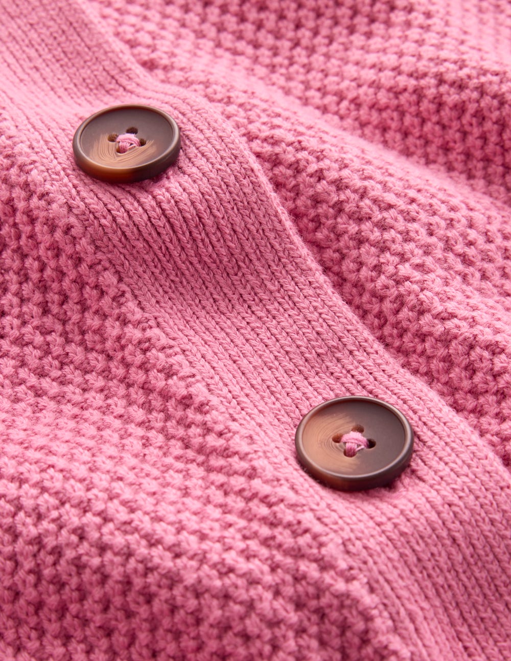 Hayley Cotton V-neck Cardigan-Dusty Rose | Boden USA