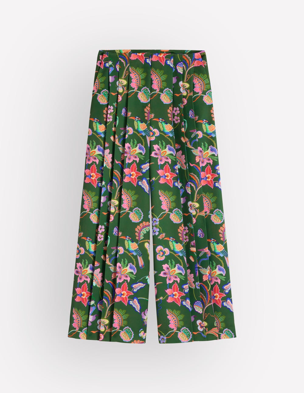 Regent Wide Leg Pants-Hunter Green, Orchid Canopy - Image 7