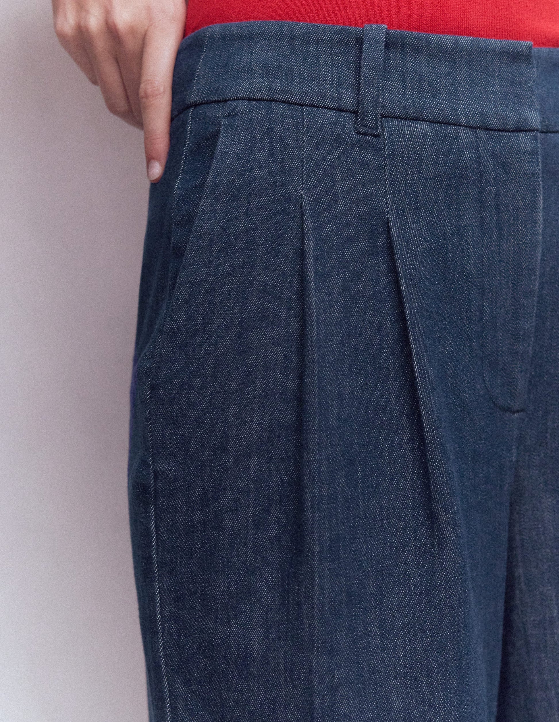 Kensington Twill Pants-Indigo-5