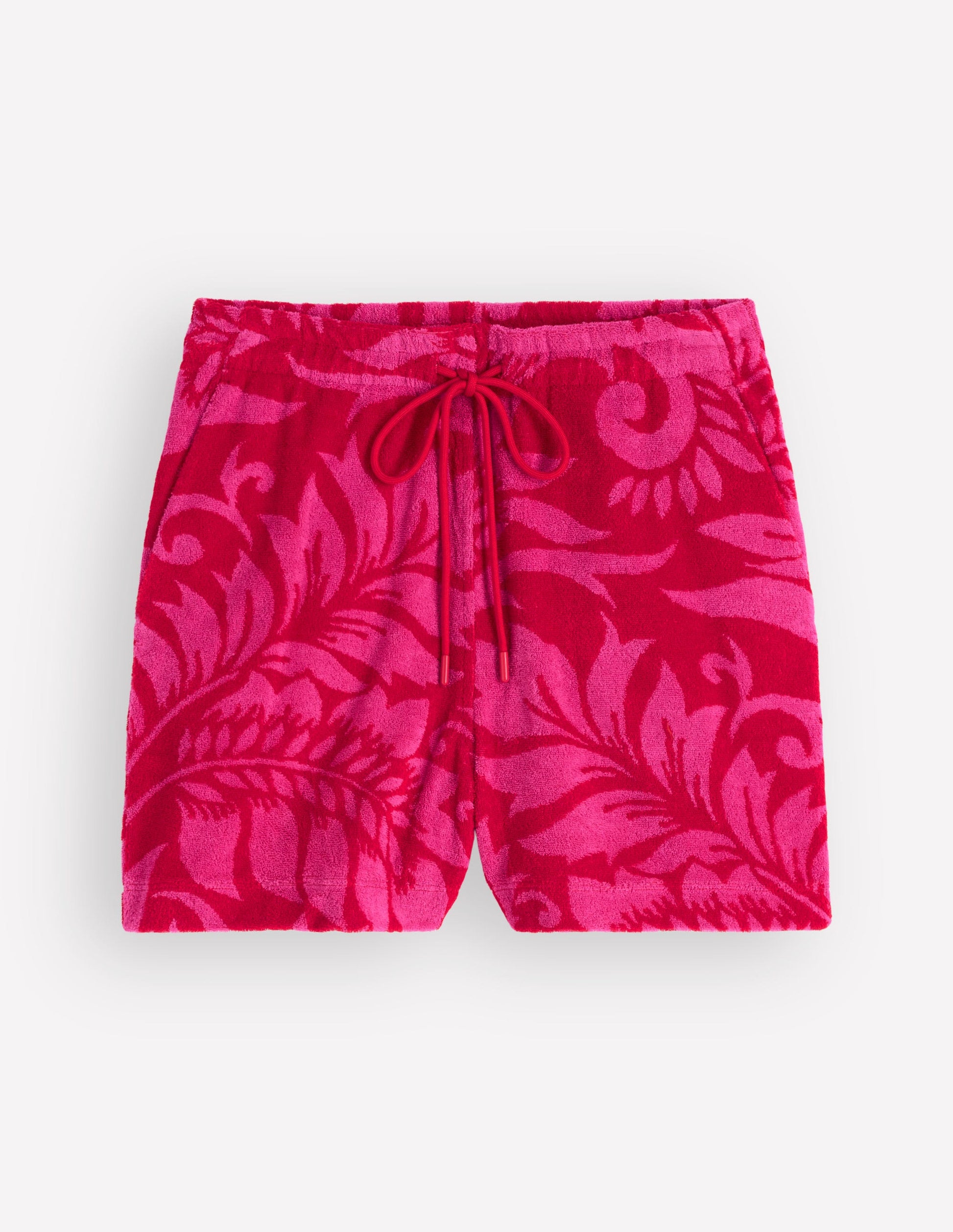 Islington Towelling Shorts-Salsa, Floral-5
