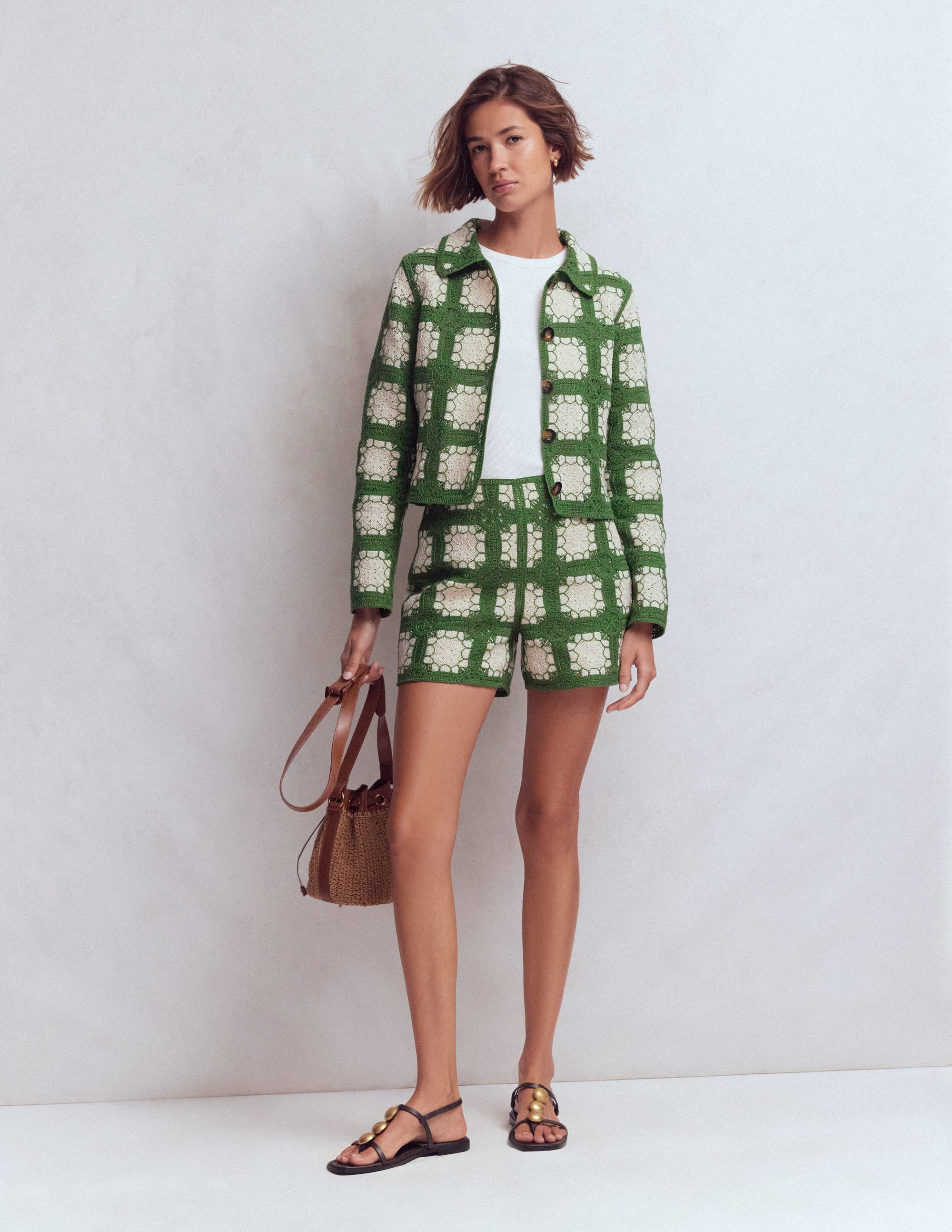 Crochet Shorts-Multi - Image 1