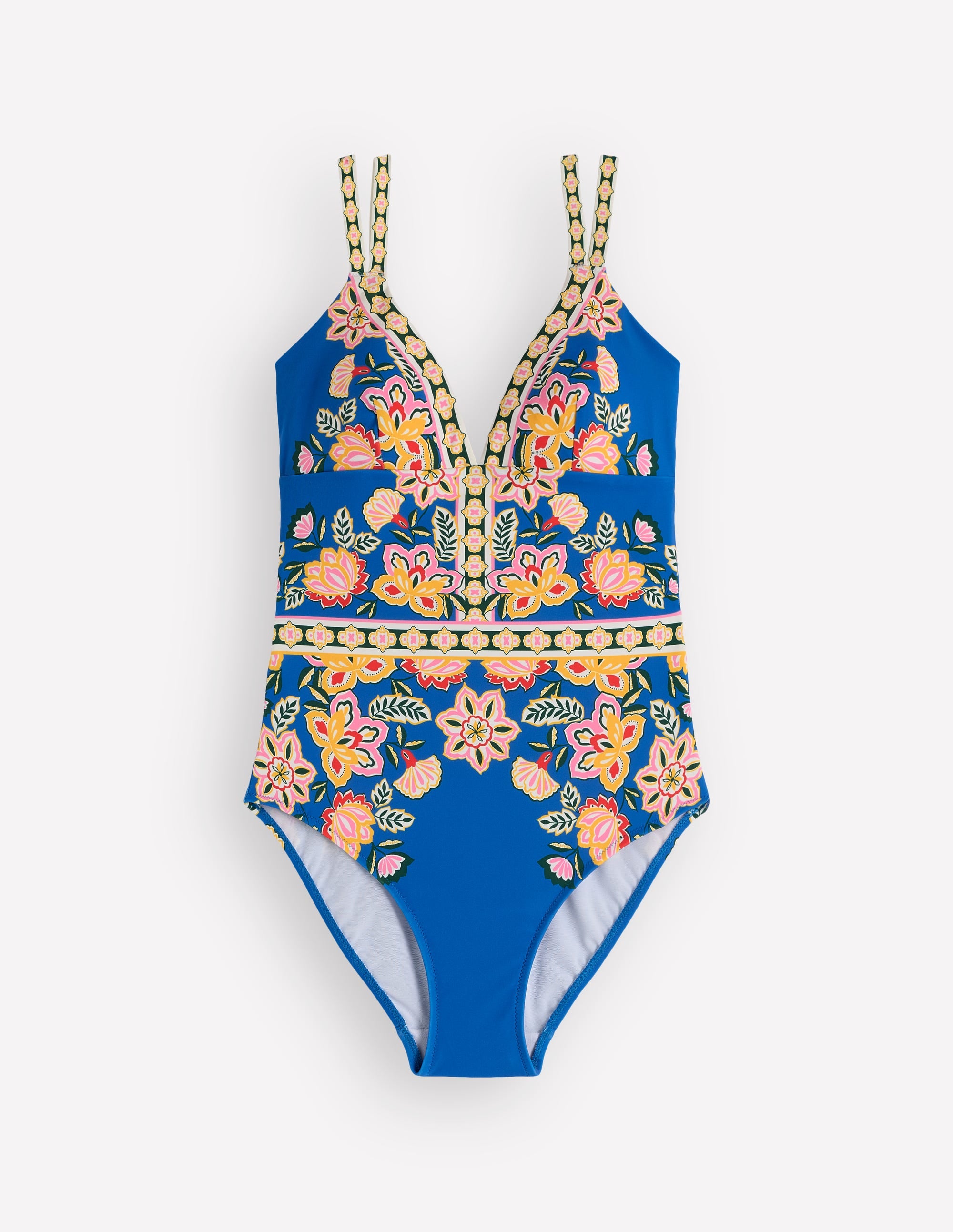 水着・ラッシュガード Sandyfeet x SRL Swim cami bikini 25' Arles Swimsuit-Blue, Blossom Elegance | Boden USA