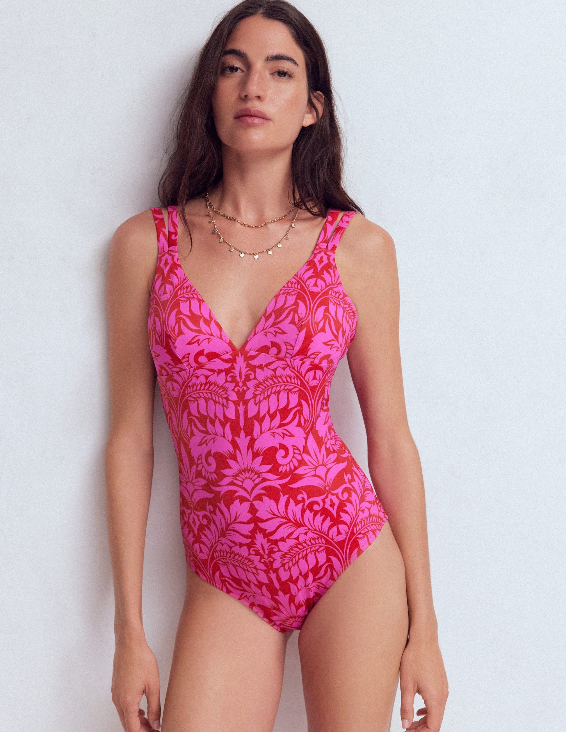 Arles Swimsuit-Salsa, Ornamental Foliage-4