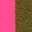 Twist Strap Swimsuit-Pink, Khaki Stripe