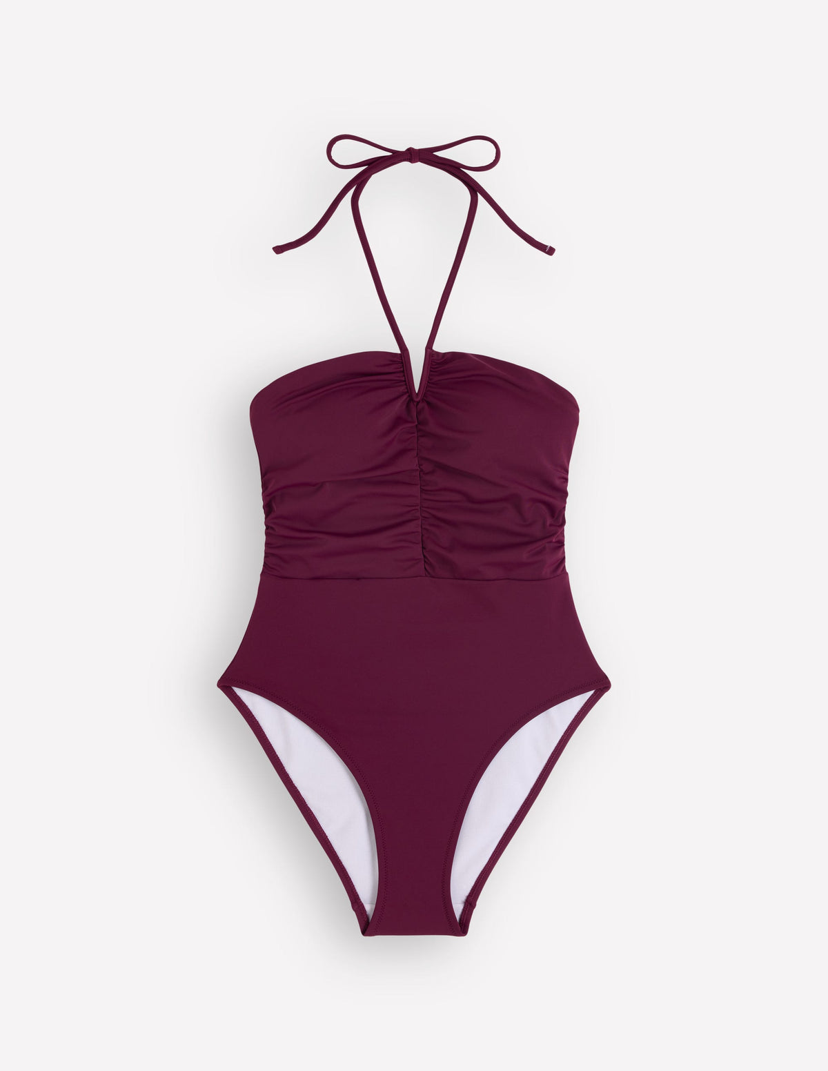 Gather String Swimsuit - Chocberry | Boden USA
