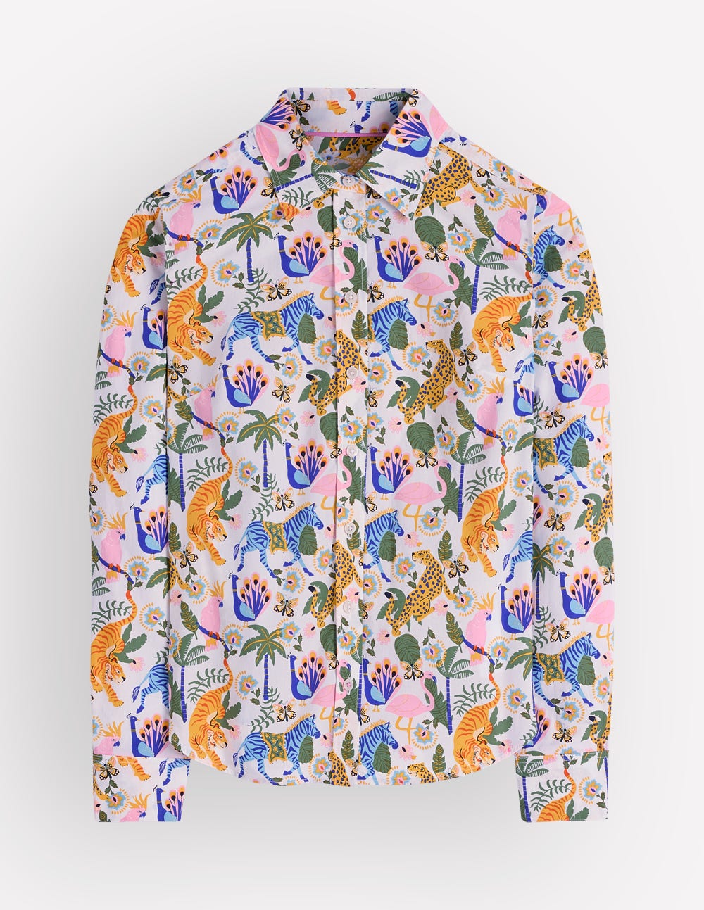 Sienna Cotton Shirt-Multi, Tropical Safari - Image 6