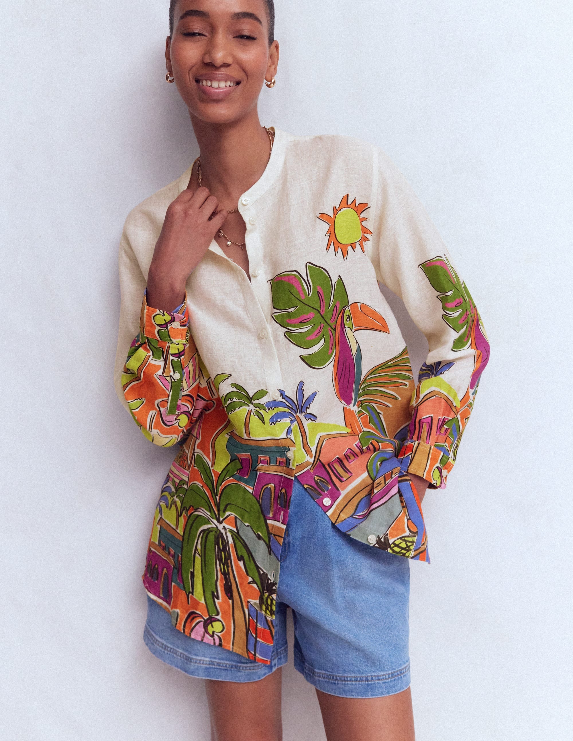 Women's Linen Tops | Boden USA