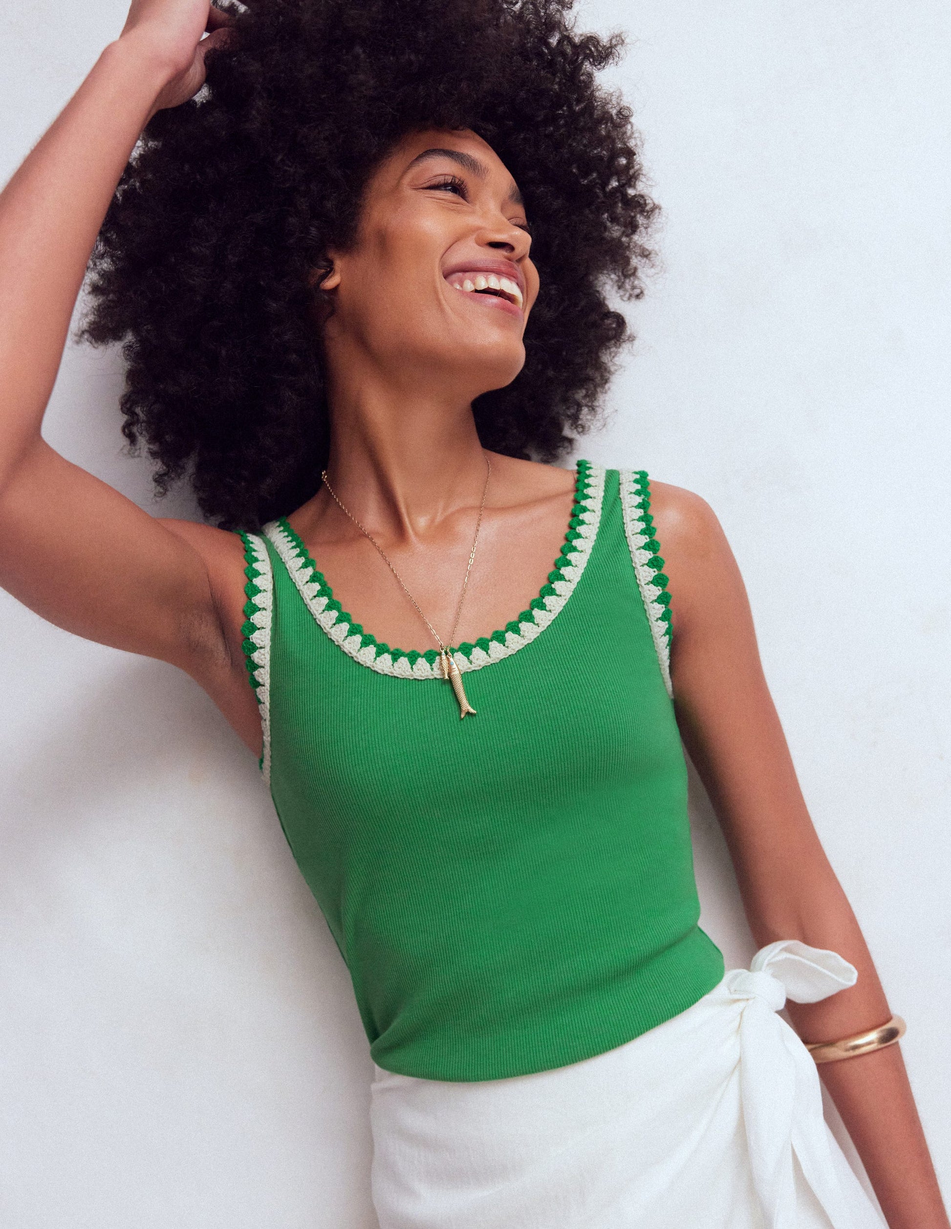 green dress vest womens Boden Women's Maddie Trim Detail Vest in Green