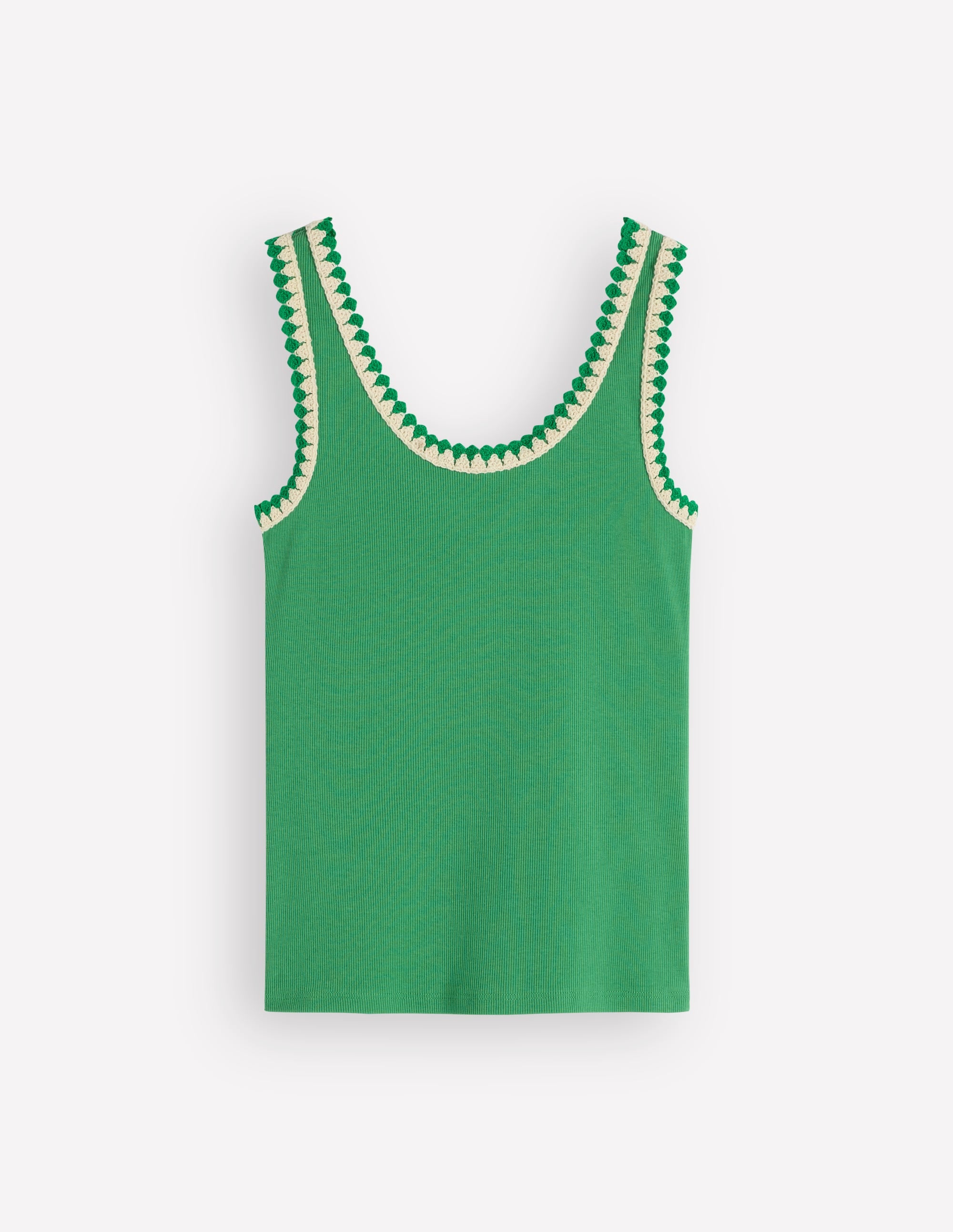Maddie Trim Detail Vest - Shamrock Green | Boden USA