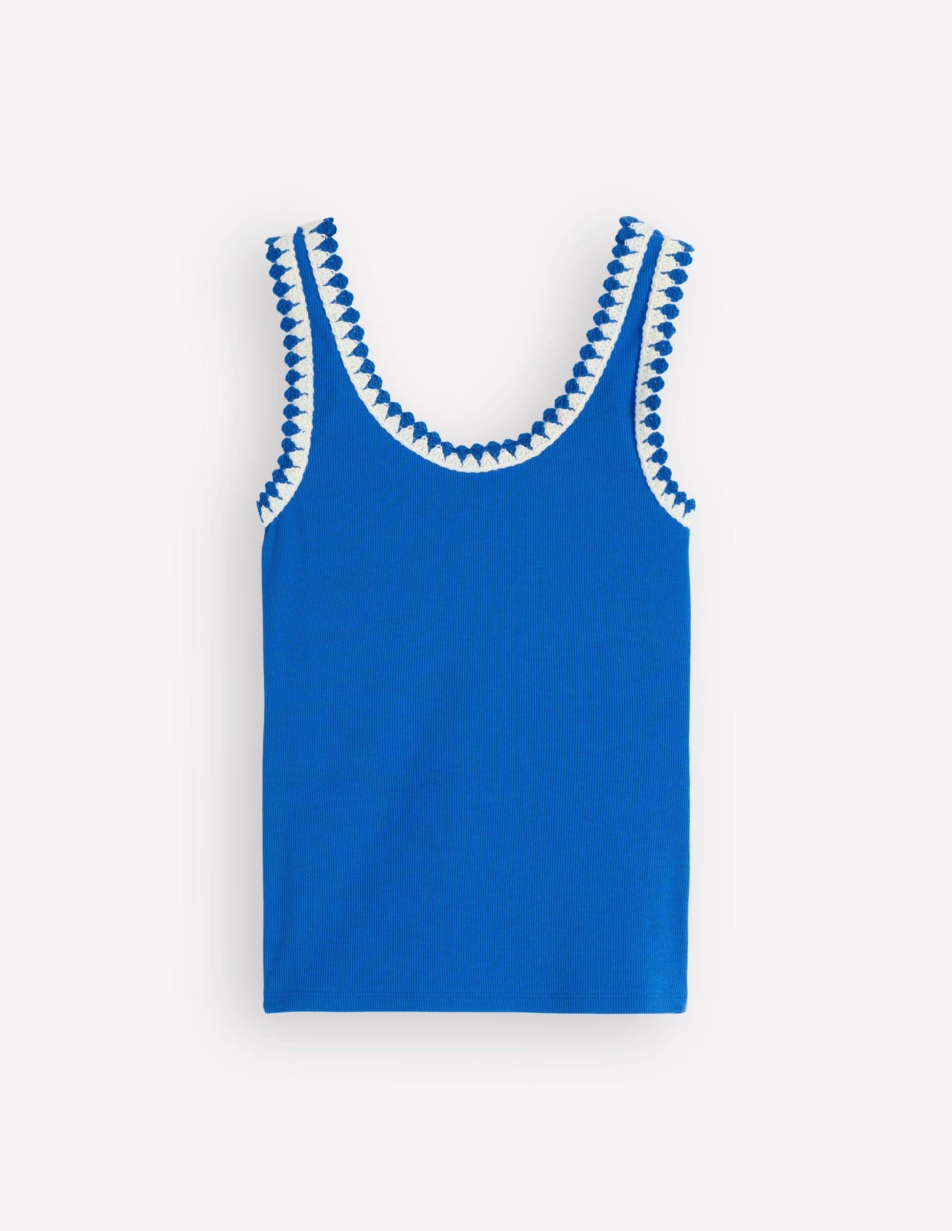 Maddie Trim Detail Vest-Kingfisher Blue-6