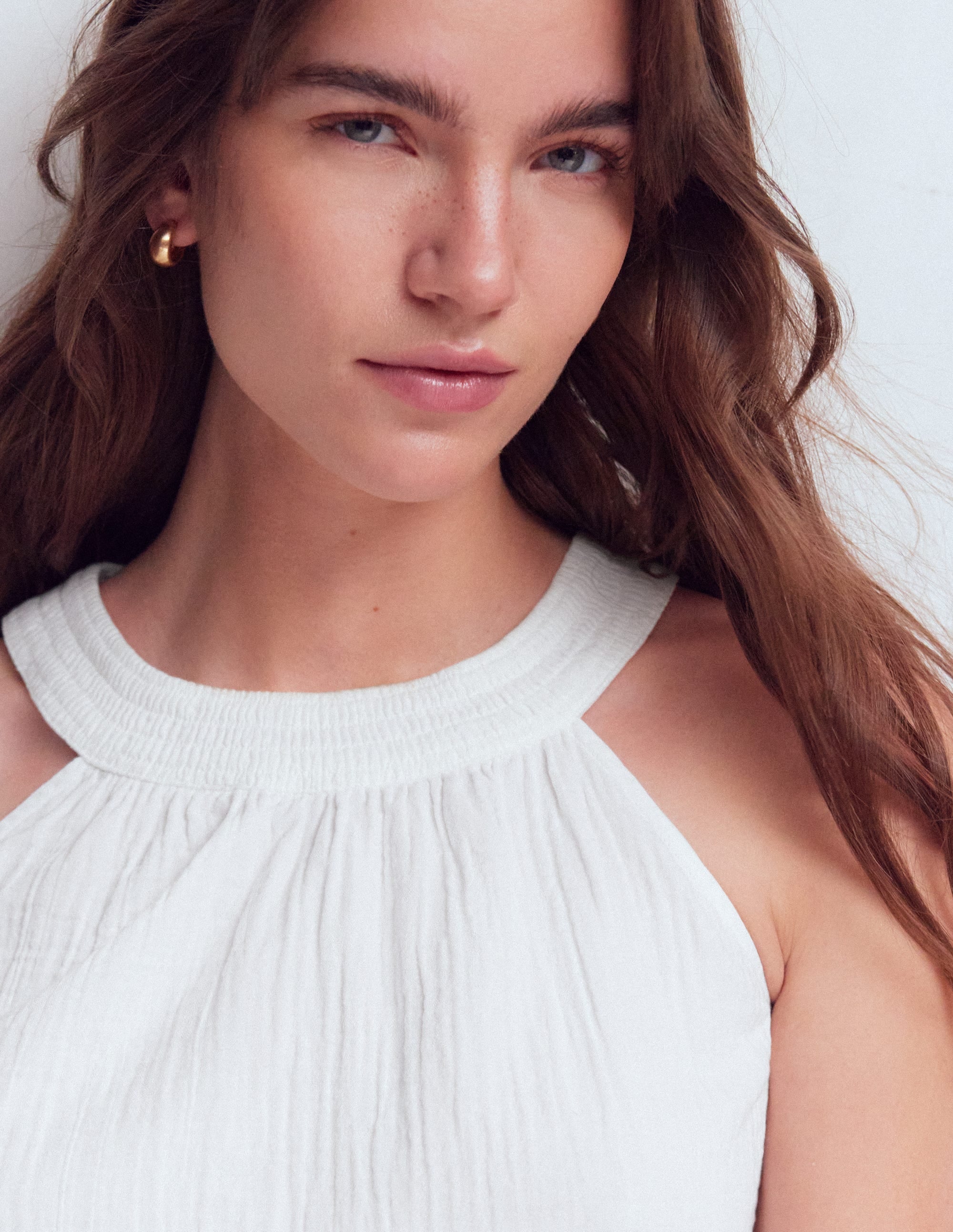 halter top dress shirt Ralph Lauren Women's Eldred Cotton Piqu Day Dress
