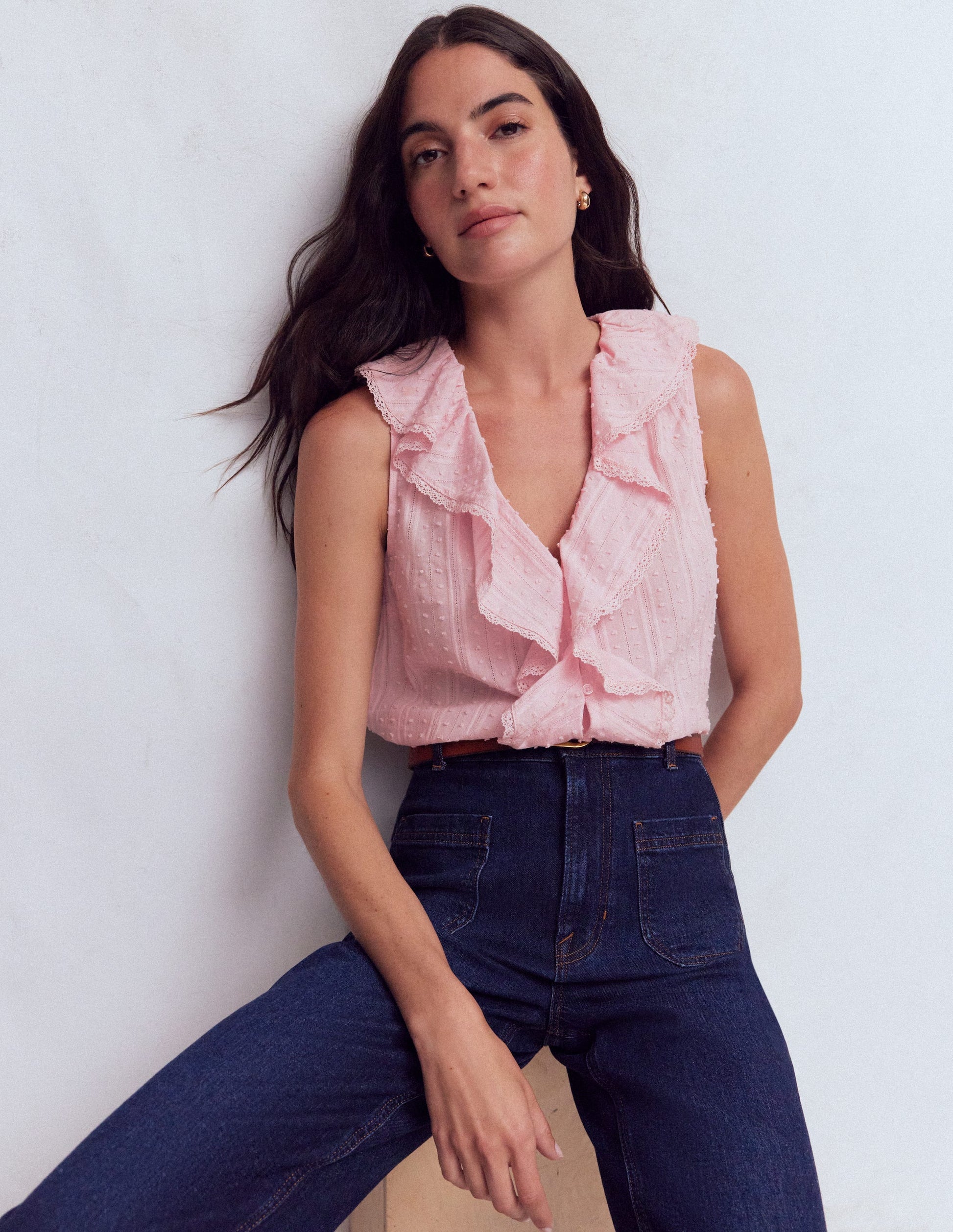 Eliza Sleeveless Top-French Pink-4