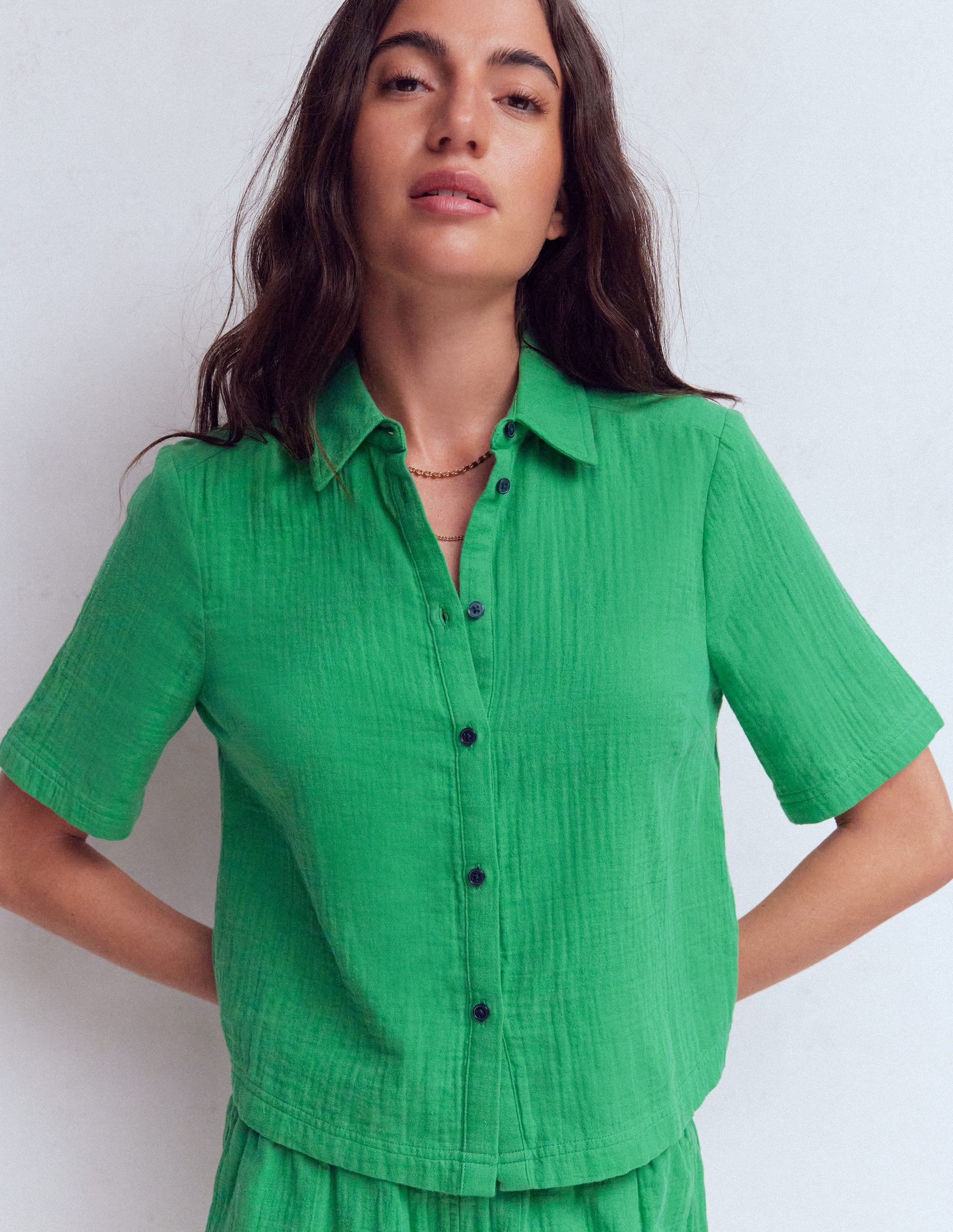 suchan4711 アパルトモン CTN LAWN SHIRTS カーキ L'Appartement DEUXIEME CLASSE - アパルトモン CTN LAWN SHIRTS