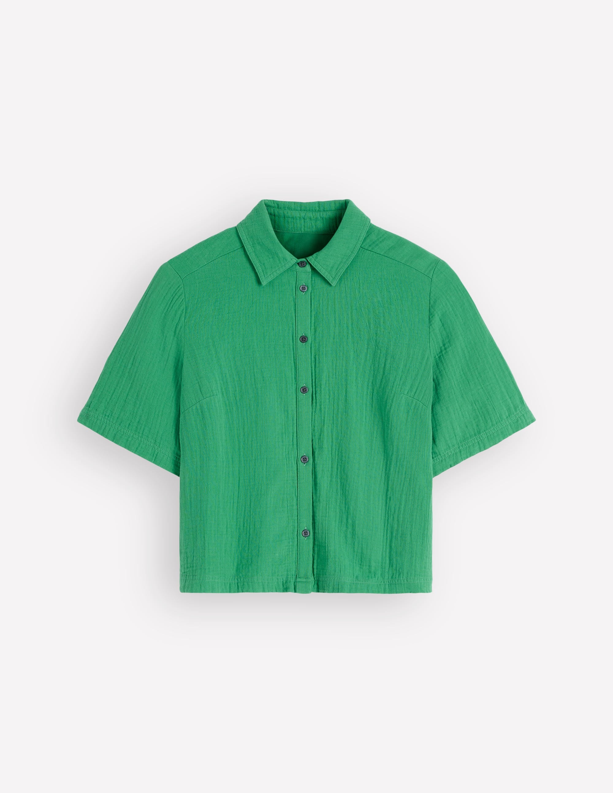 Double Cloth Shirt - Leprechaun Green | Boden USA