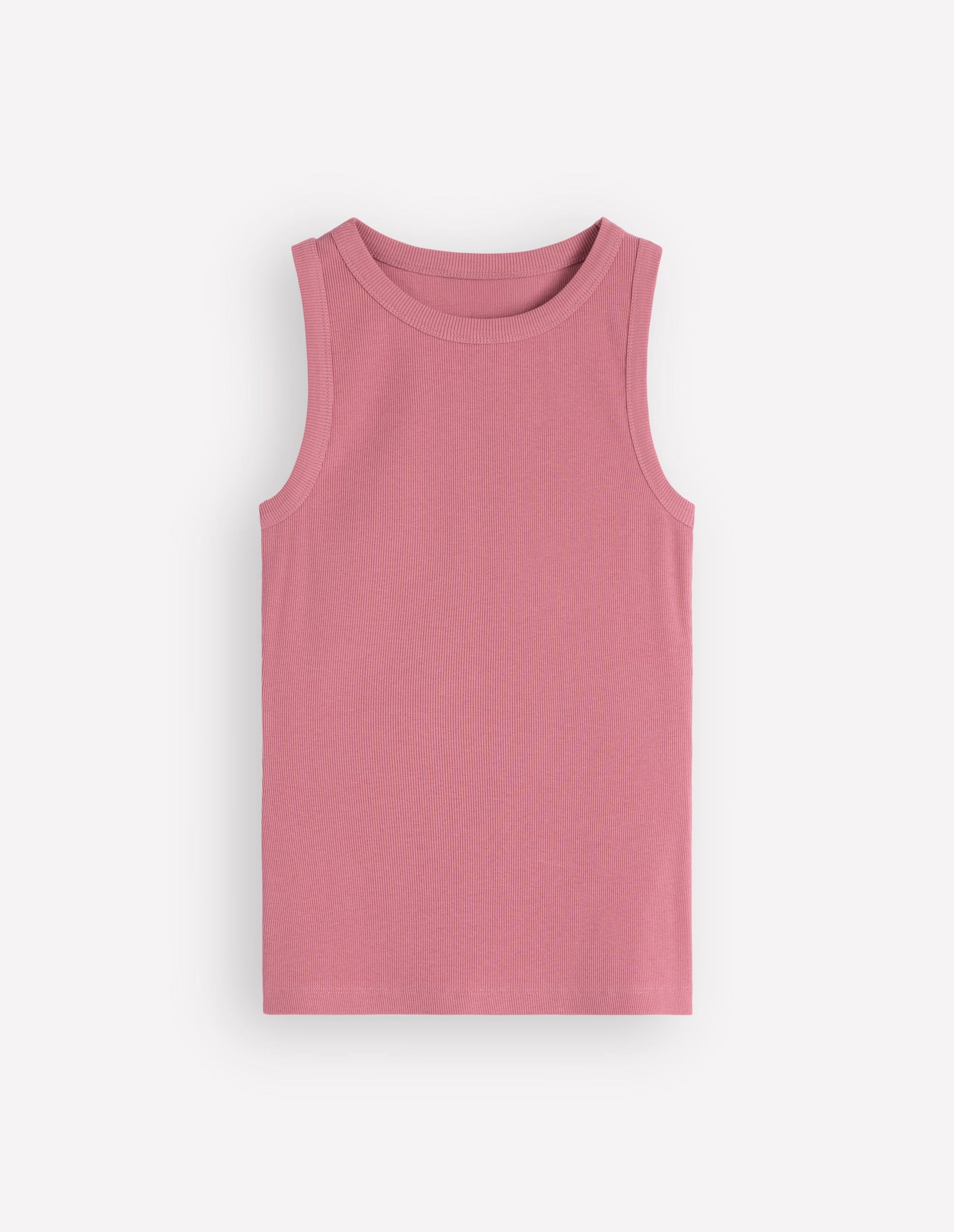 Ribbed Racer Vest-Heather Rose-5