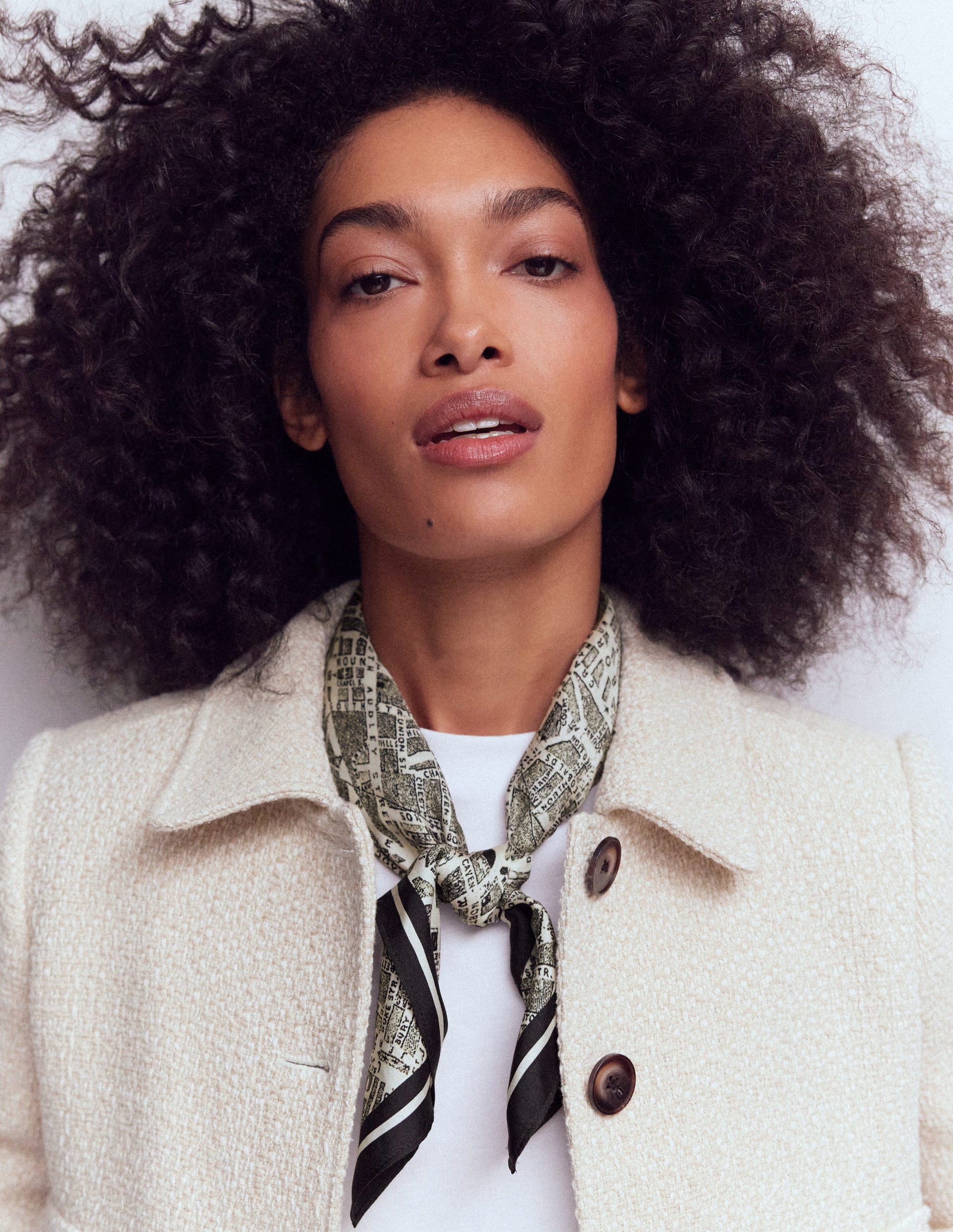 Elisabeth Silk Square Scarf-Map Of London-2