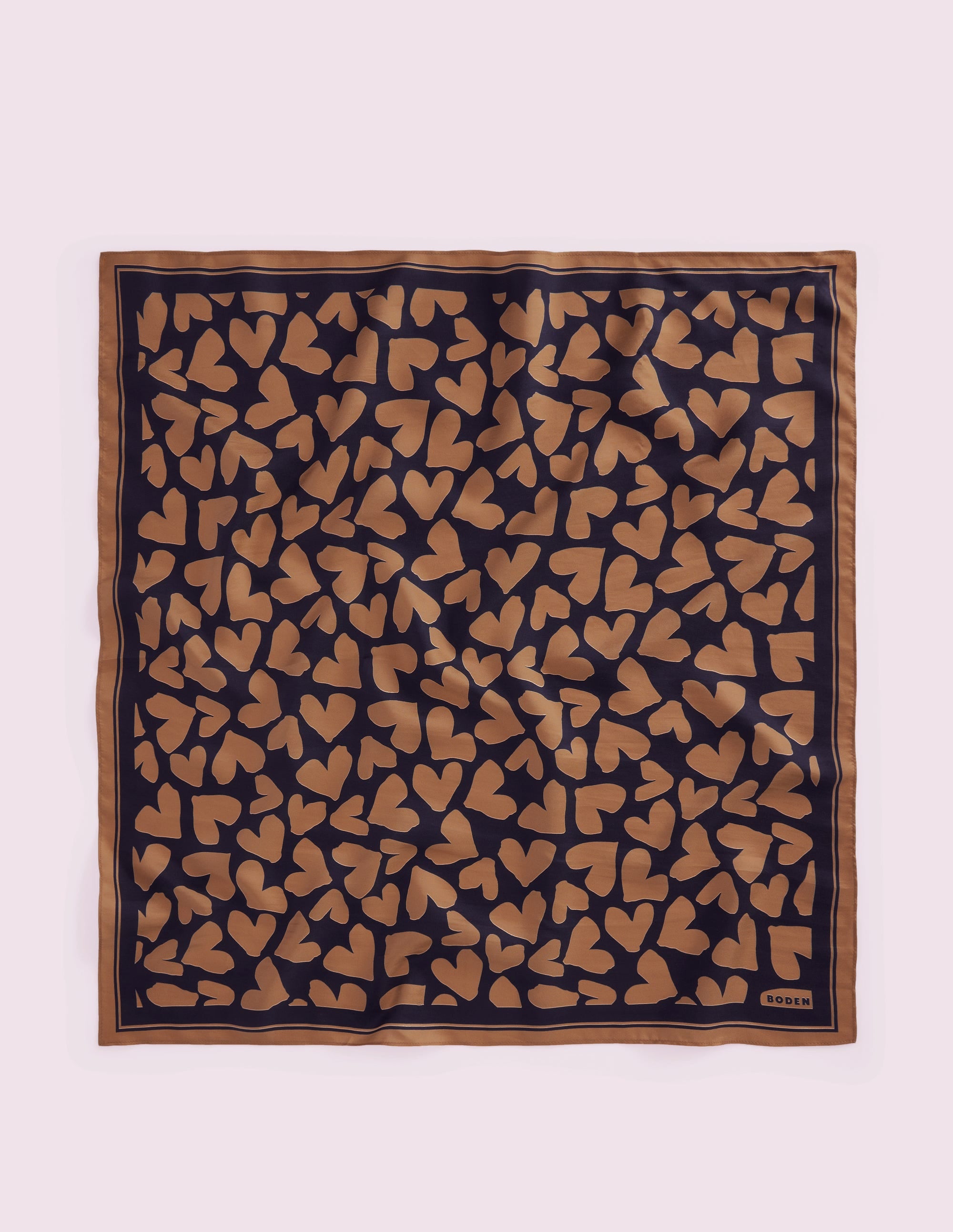 Elisabeth Silk Square Scarf - Heart Scatter | Boden USA