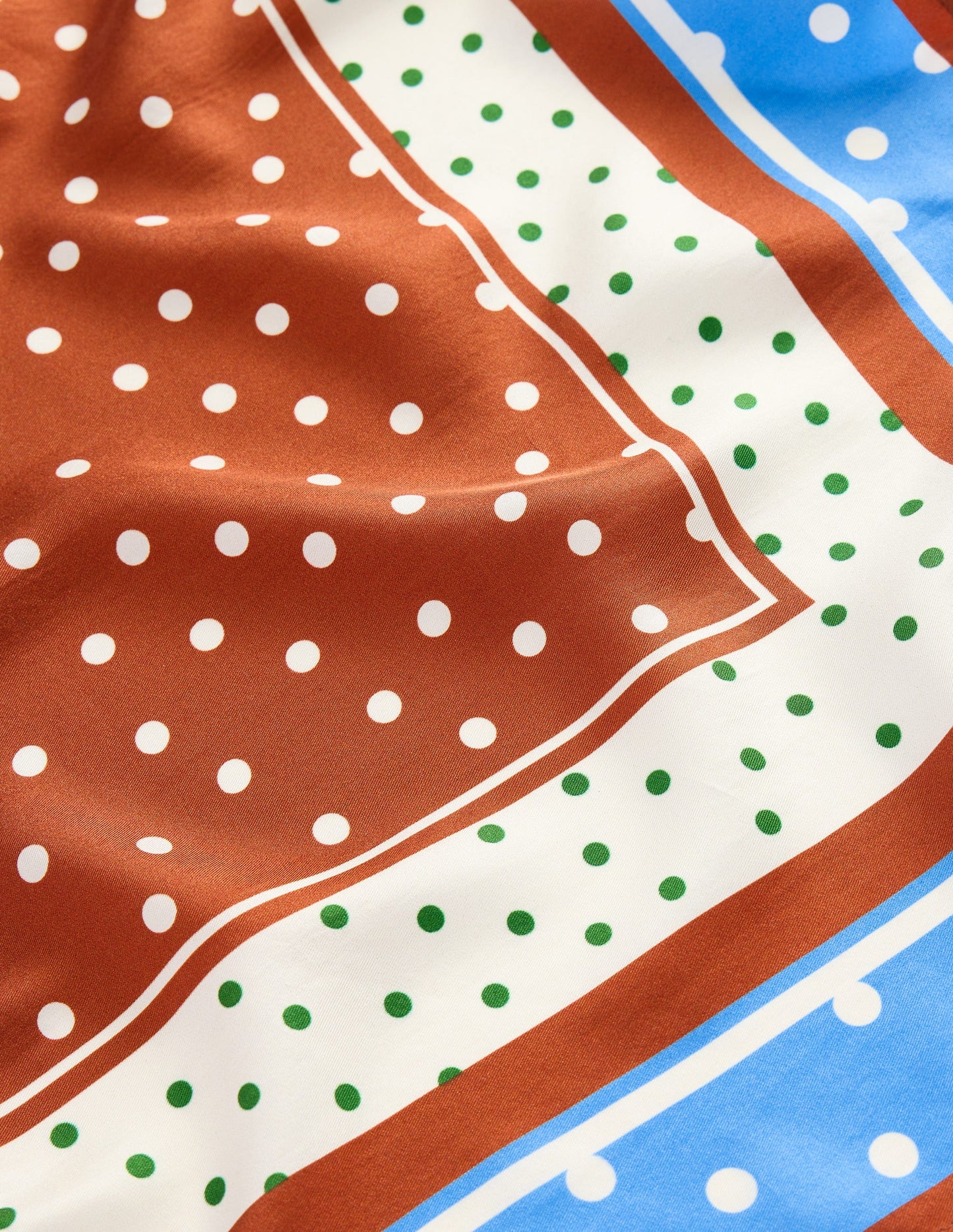 Silk Square Scarf-Multi, Painted Dot