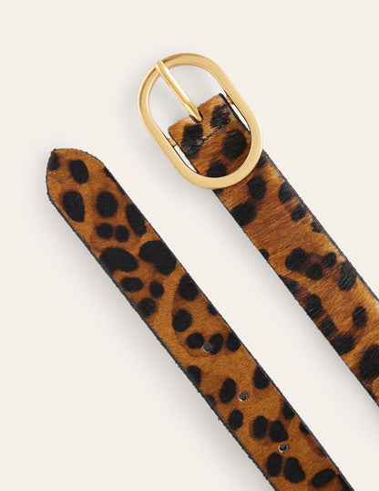 Classic Leather Belt-Leopard-3