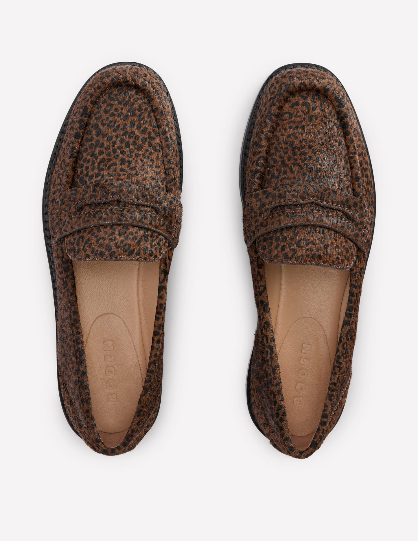 Nya Penny Loafers-Mini Leopard